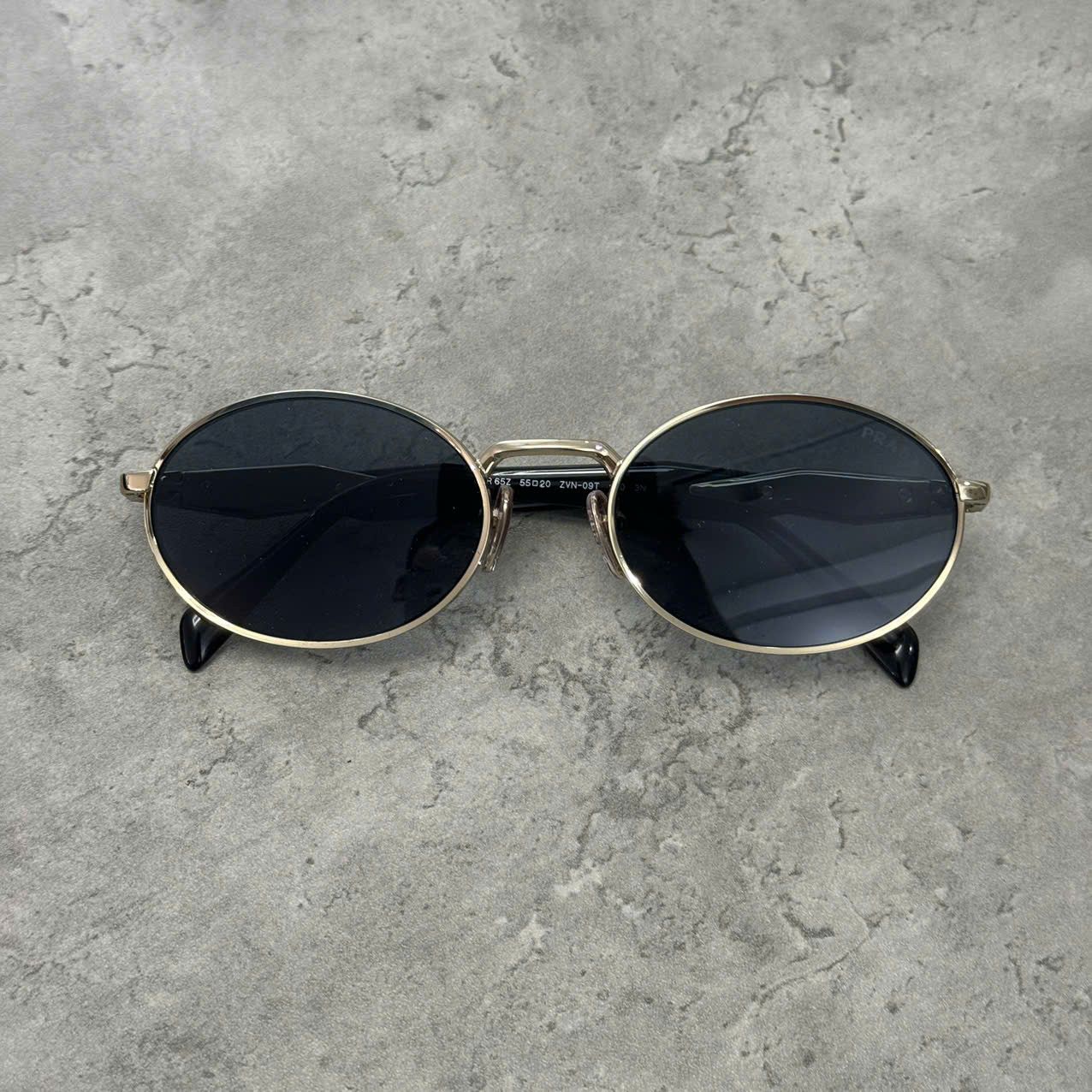 Prada PRADA PR 65ZS ZVN09T Sunglasses PALE GOLD Size ONE SIZE - 3 Thumbnail