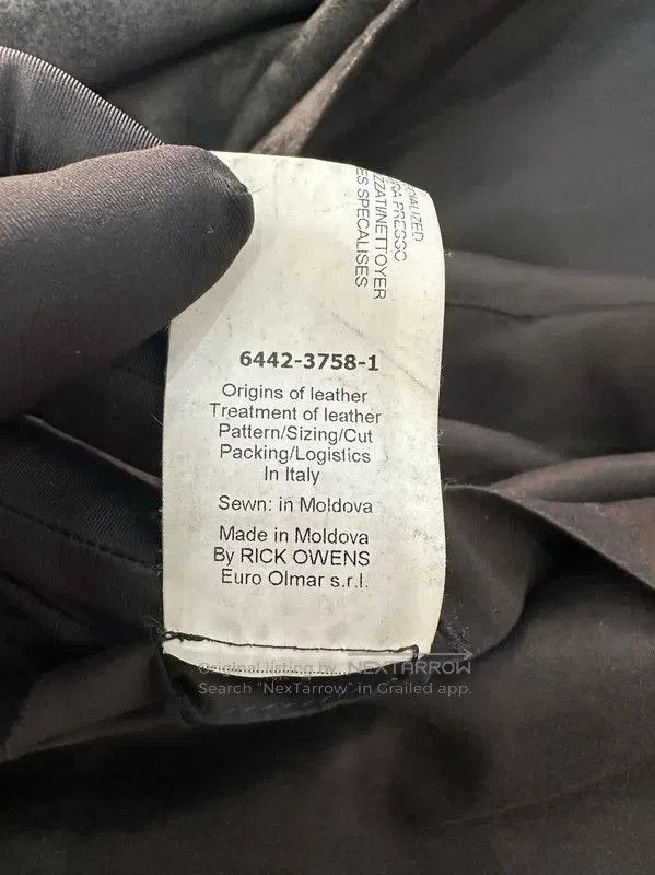 Rick Owens Rick Owens Black Leather Women's Jacket . Size S / US 4 / IT 40 - 7 Thumbnail