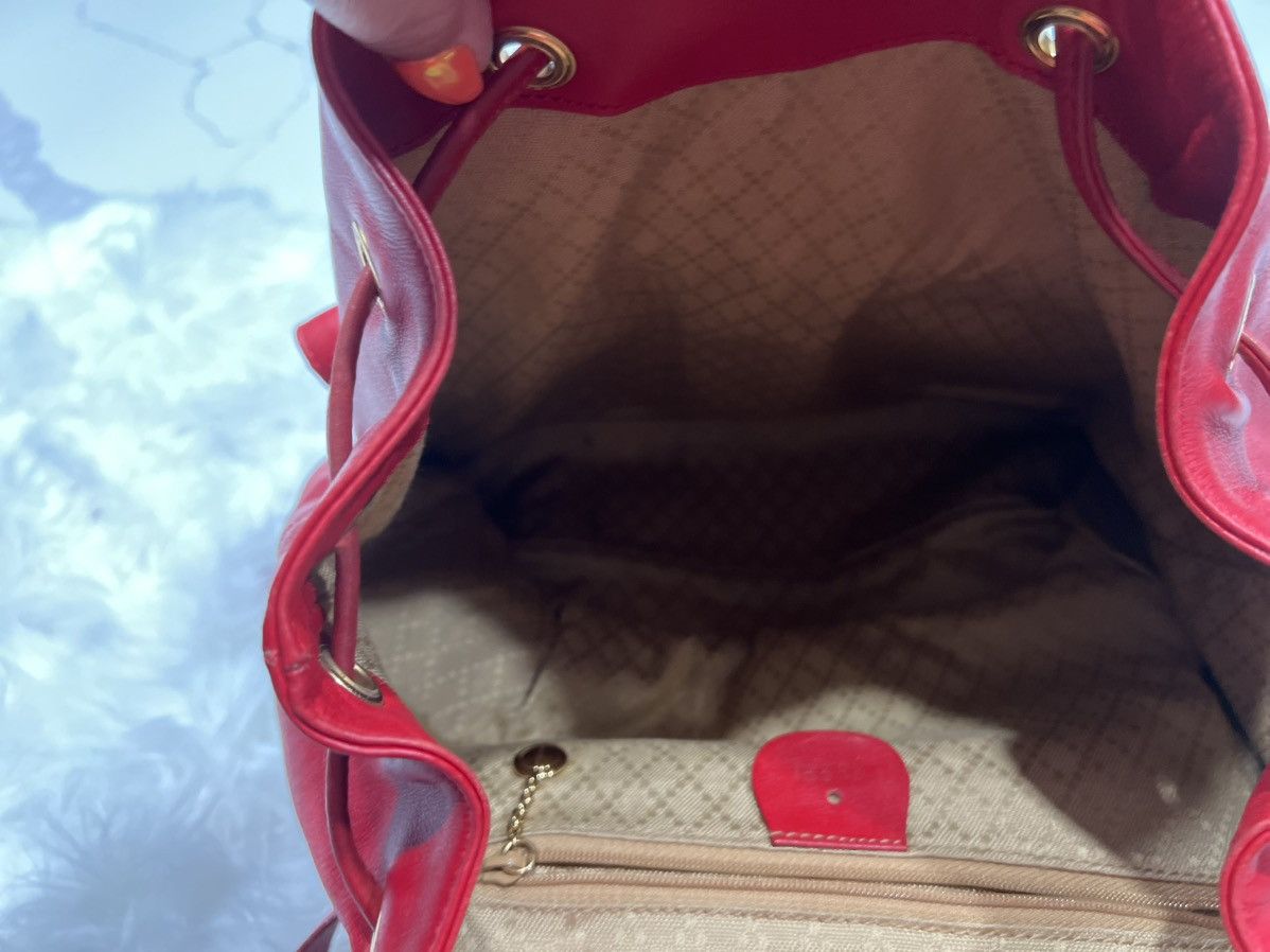 Gucci Vintage Gucci Red Bamboo Backpack – Y2K Tom Ford Era Size ONE SIZE - 10 Thumbnail