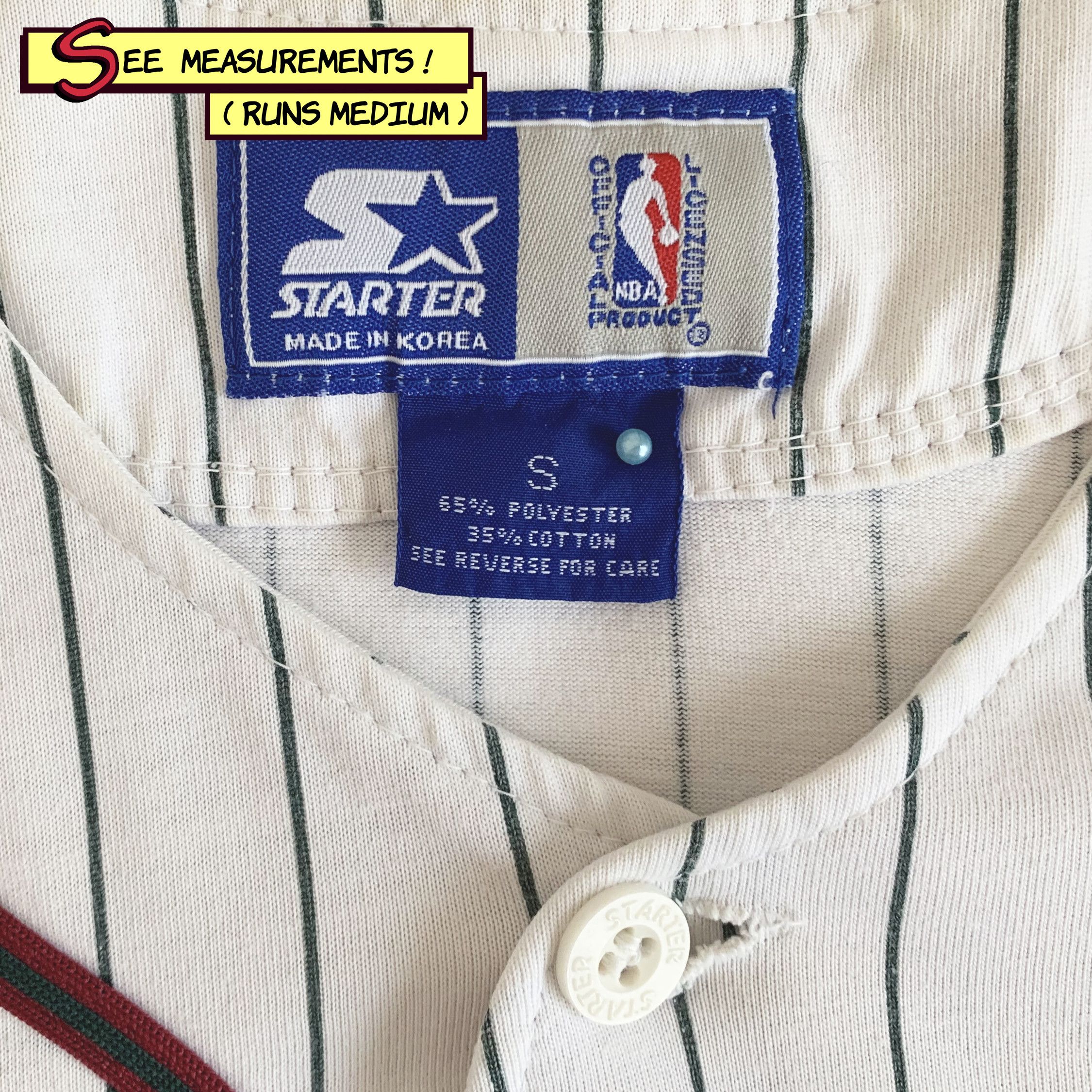 Starter Vintage 90 STARTER Seattle Supersonics Baseball Jersey Shirt Size US M / EU 48-50 / 2 - 7 Thumbnail