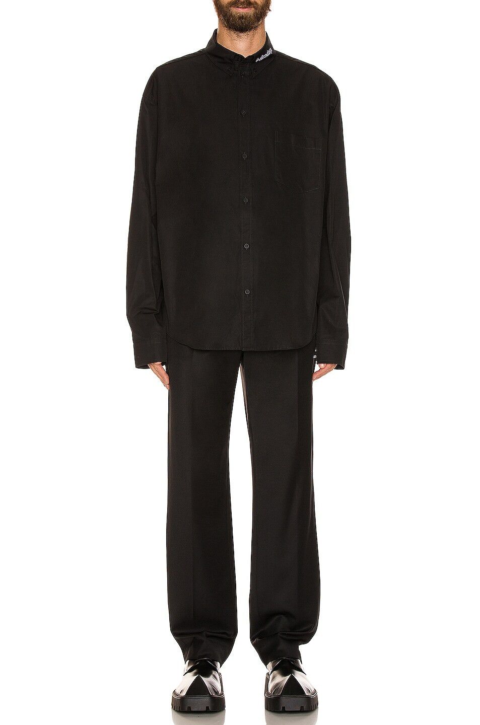 Balenciaga o1in1g0824 Sporty B Classic Pants in Black Size US 34 / EU 50 - 5 Thumbnail