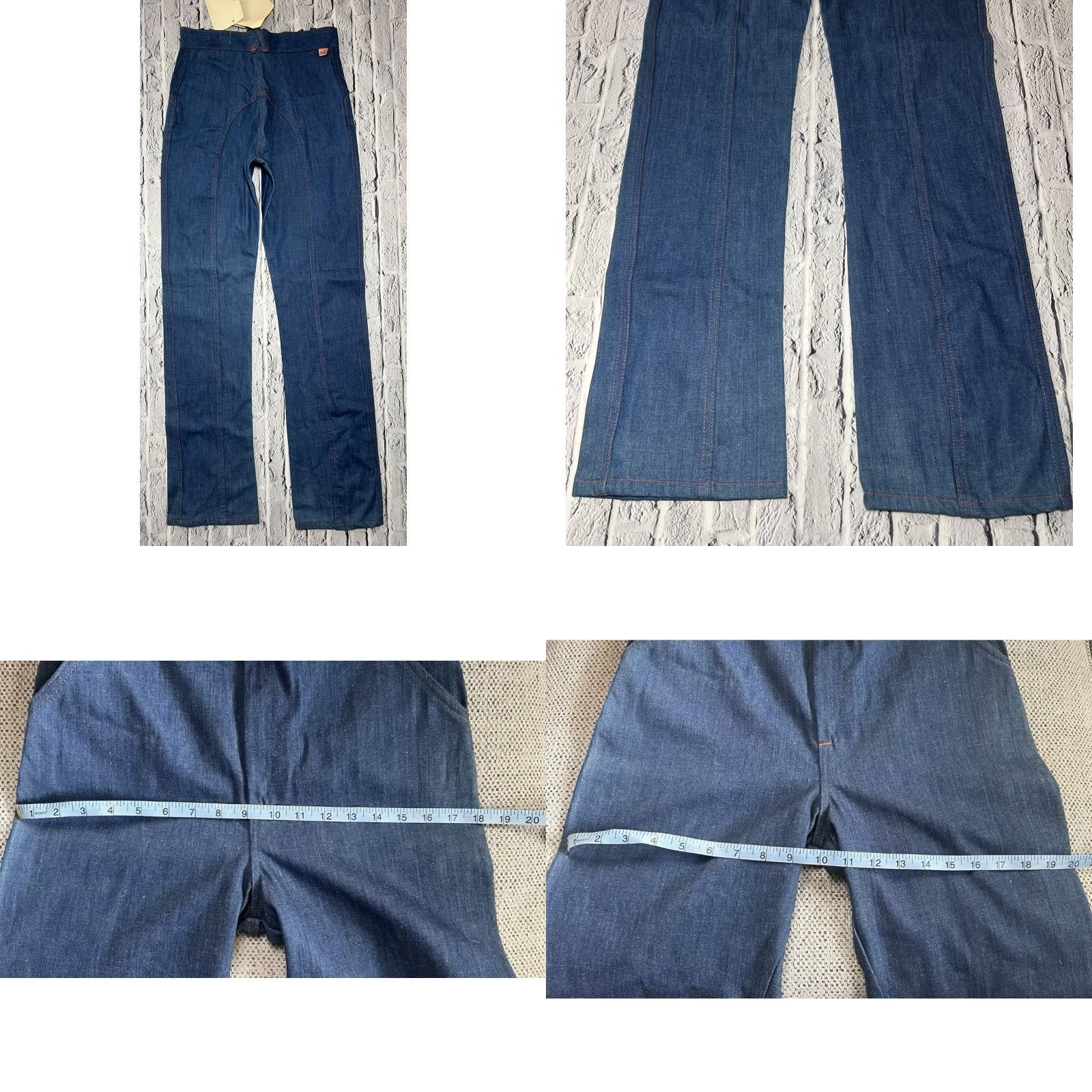 Vintage VINTAGE 70s DYNAMITE STIX Denim Jeans Blue 14 Medium Mens Size 36" / US 14 / IT 50 - 8 Thumbnail