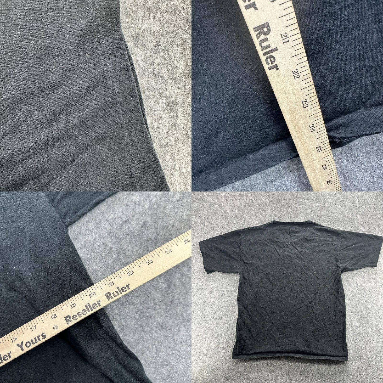 Anvil VINTAGE Anvil Shirt Women's Large Black Dragonfly Graphic 90s Made USA Pre-shrunk 100% Cotton Crew Neck Short Sleeve Size L / US 10 / IT 46 - 8 Thumbnail