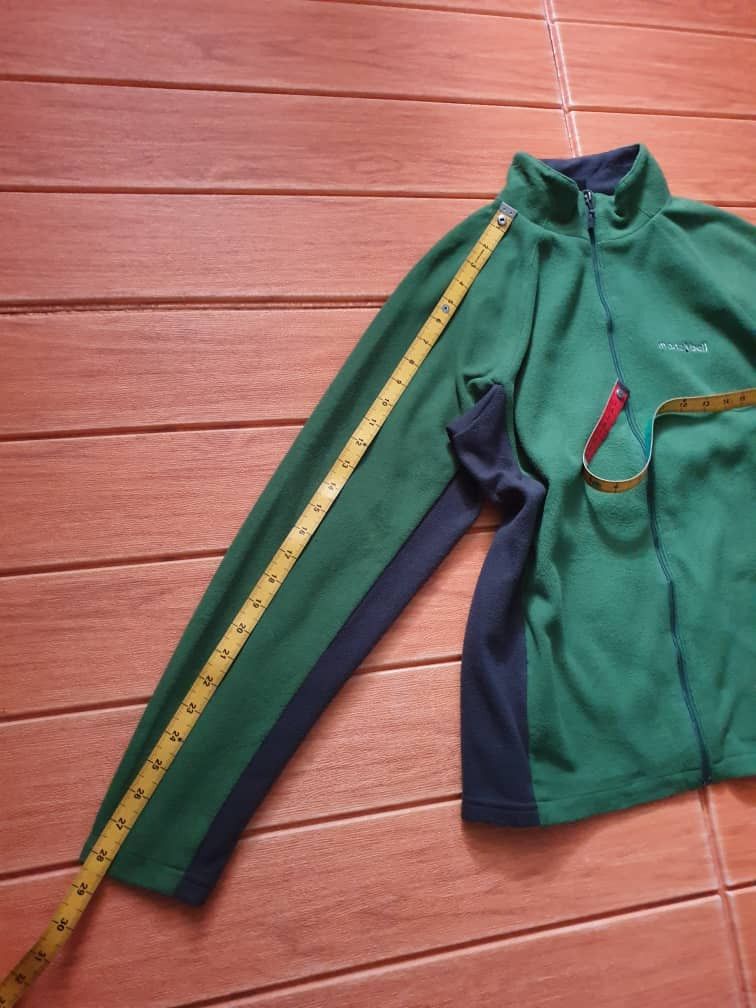 Montbell Montbell green grey zipper up Sweater Size S / US 4 / IT 40 - 7 Thumbnail