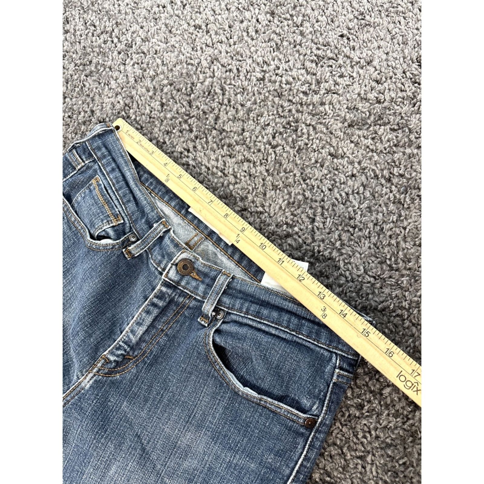 Levi's VINTAGE Levis 515 Boot Cut Jeans Mid Rise Y2K Light Wash Womens 30x28 Size 30" / US 8 / IT 44 - 4 Thumbnail