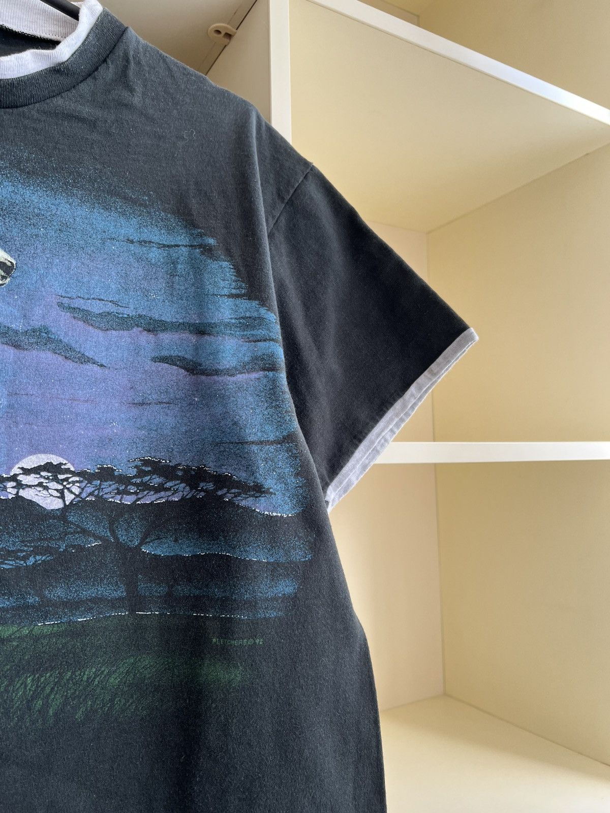 Anvil Vintage 90s Anvil Cheetah T-Shirt Made in USA Safari Nature Size US L / EU 52-54 / 3 - 9 Thumbnail