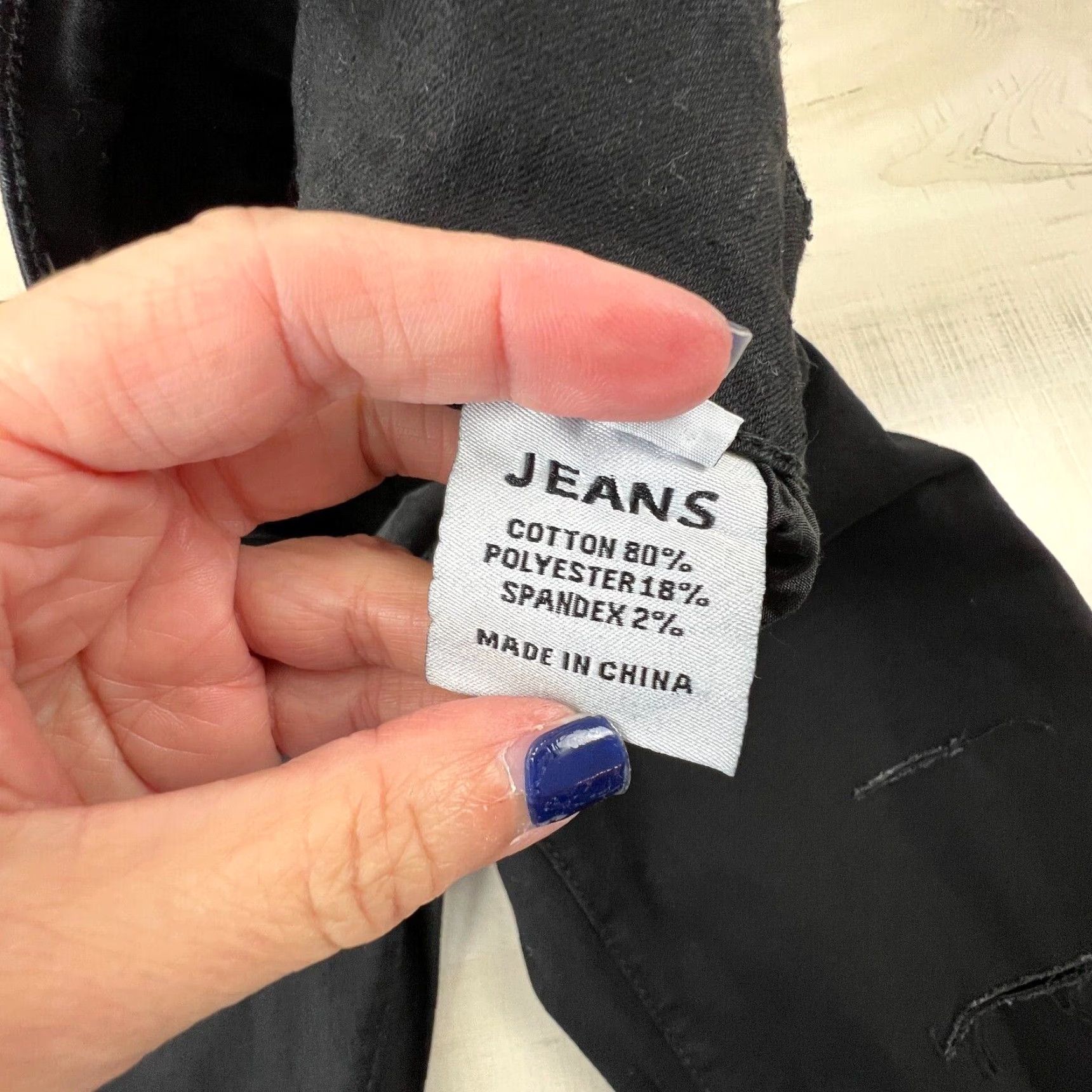 Vintage Galmint Women's Black Skinny Jeans Size 8 Mid Rise Stretch Denim Casual Size 30" / US 8 / IT 44 - 6 Thumbnail