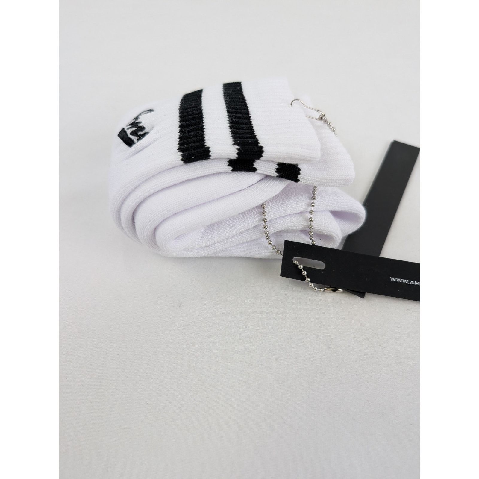 Amiri o1rshd1 Q:2 / Size: 41-42 / Amiri Varsity Script Socks Size ONE SIZE - 13 Thumbnail