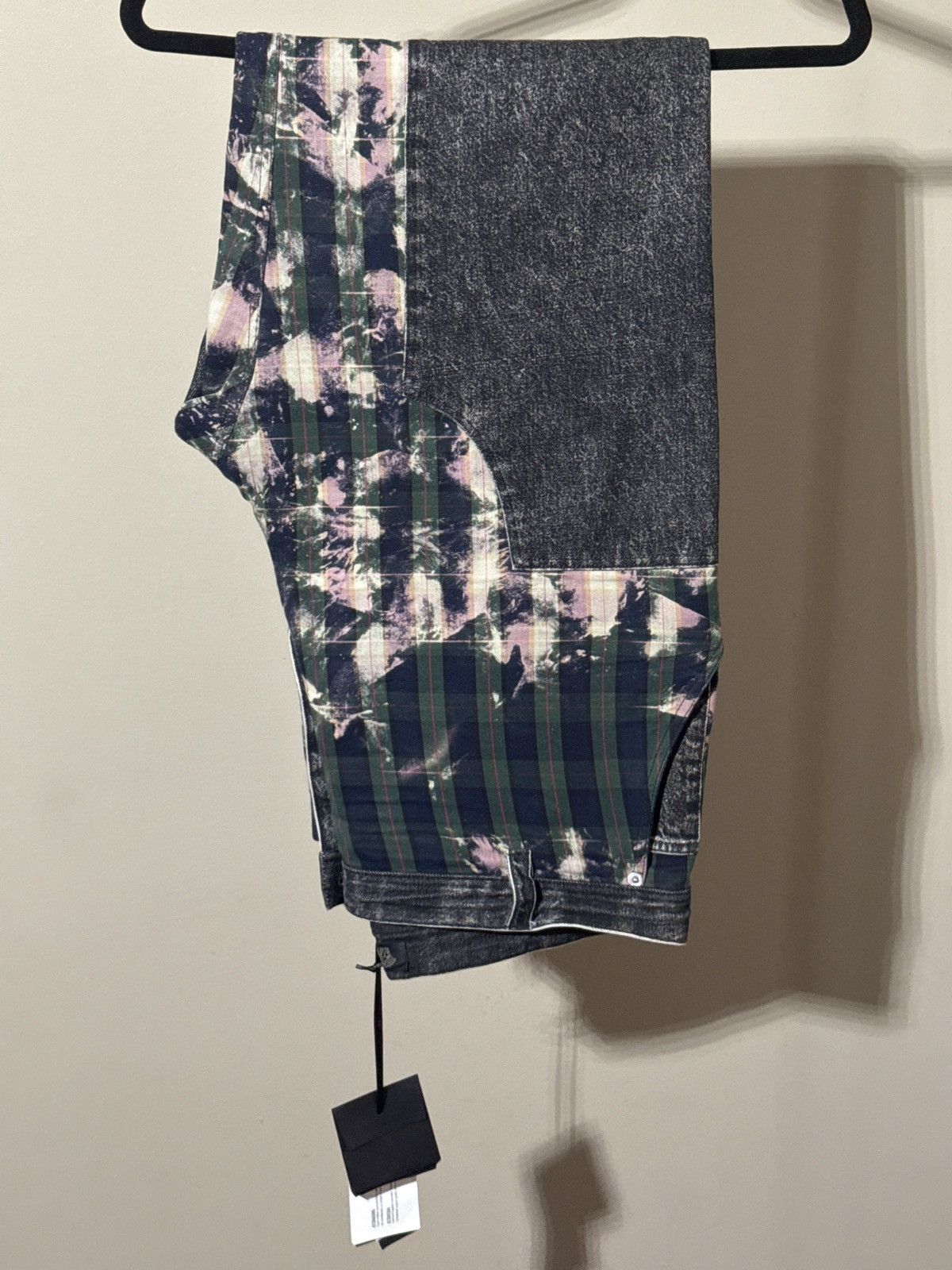 Versace Black/Acid Wash Denim