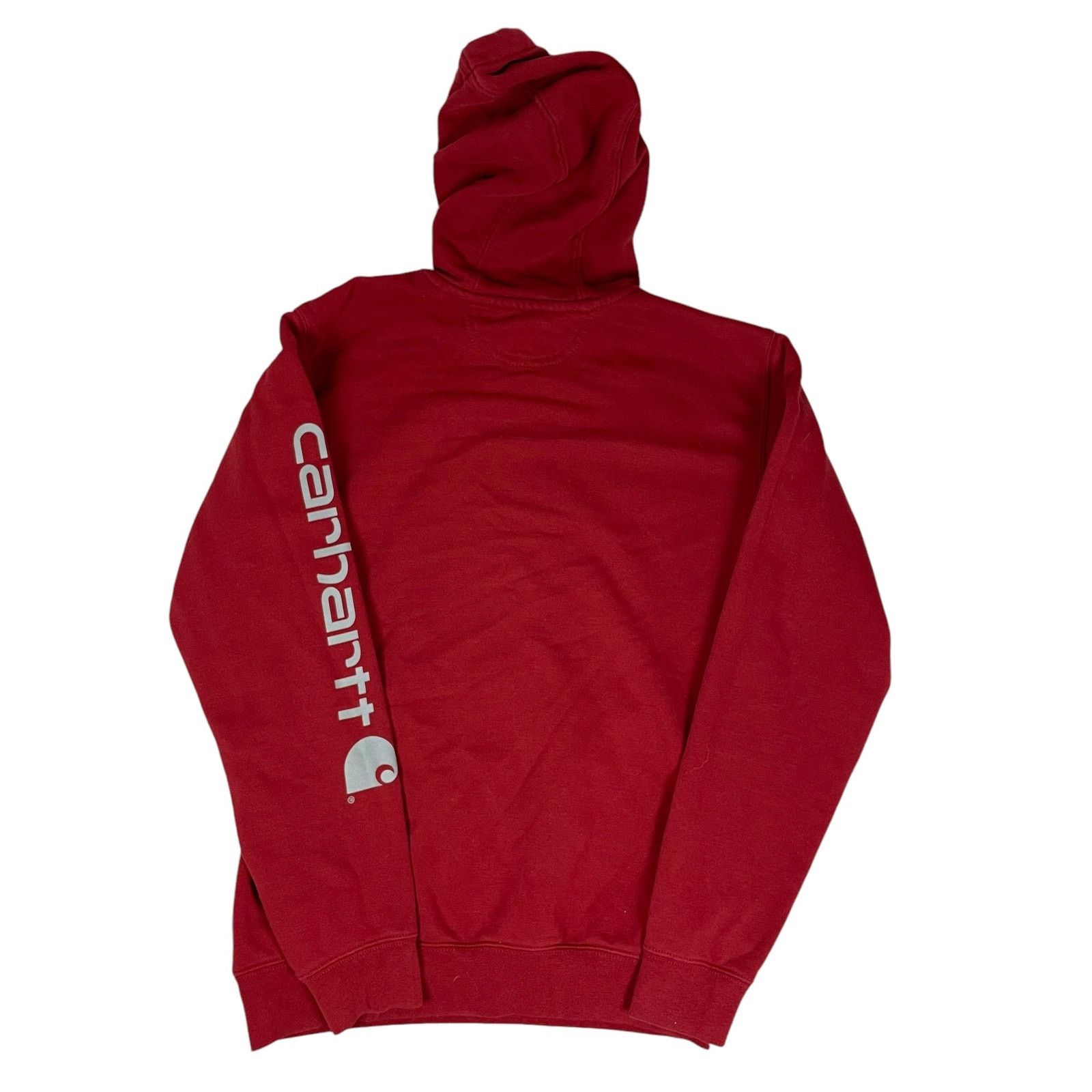 Carhartt Carhartt Men Red Signature Sleeve Logo Original Fit Hoodie S Size US S / EU 44-46 / 1 - 7 Thumbnail