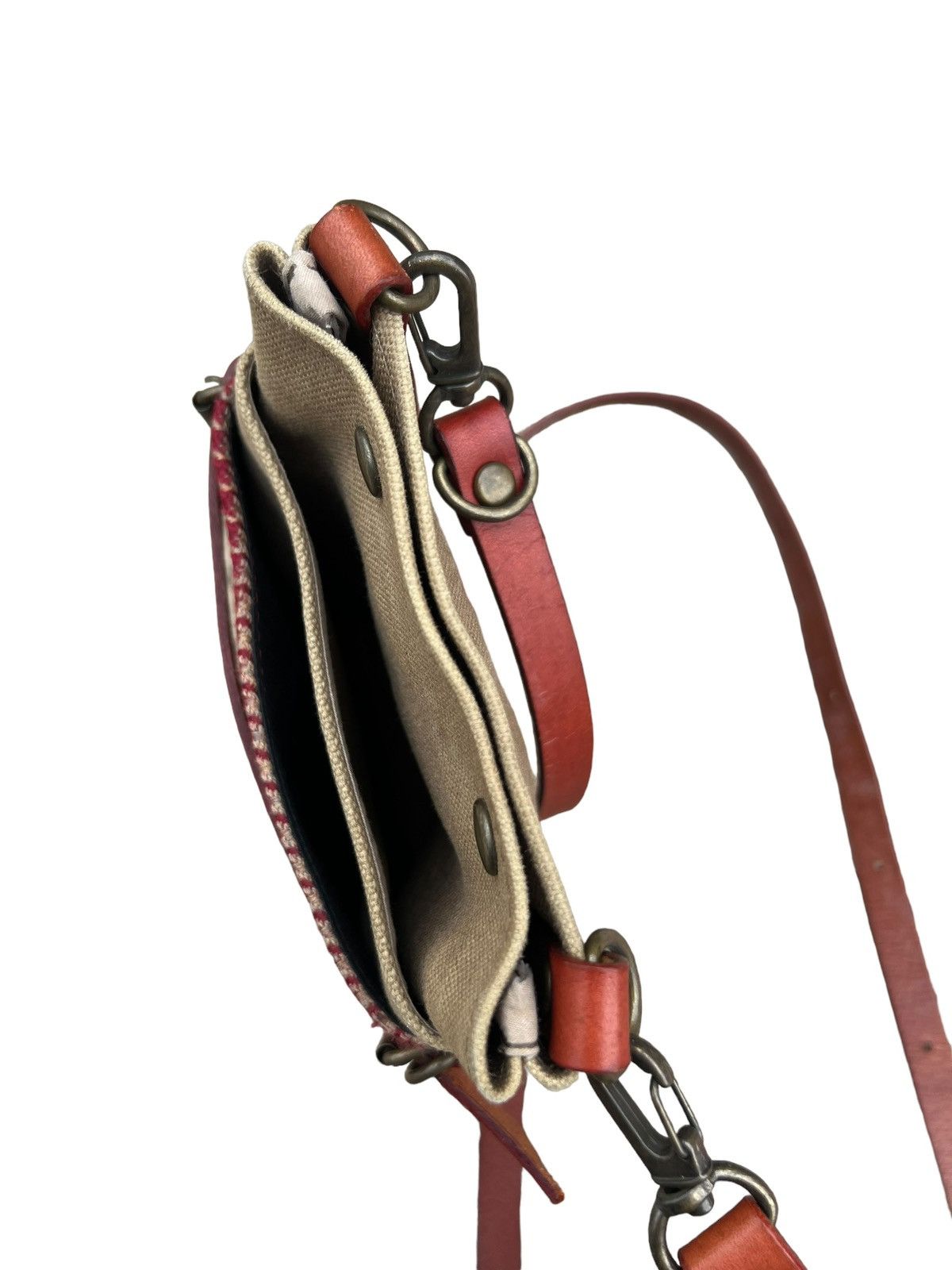 20471120 × Leather Chaotic Origin Dub Japan Hybrid Leather Bag Size ONE SIZE - 16 Thumbnail