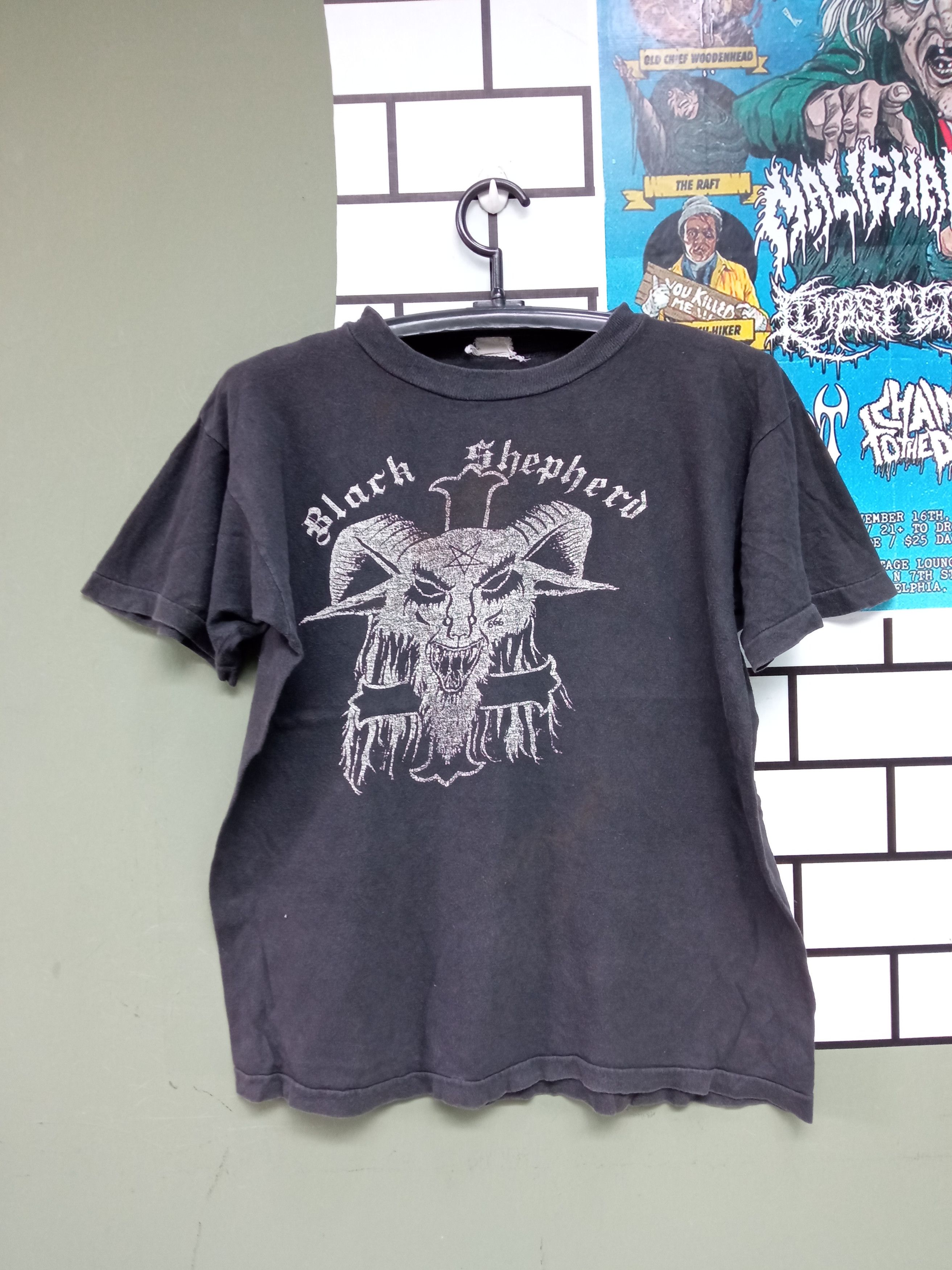 Black Shepherd Tour T Shirt Vintage Rock Death Trash Metal