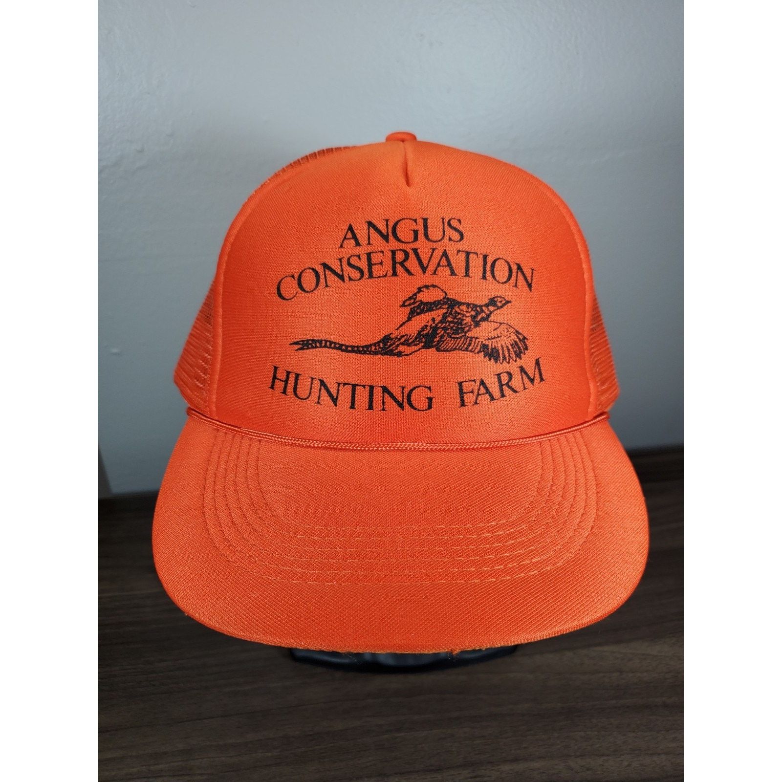Vintage Angus Conservation Hunting Farm Trucker Hat Snapback Cap Size ONE SIZE - 3 Thumbnail