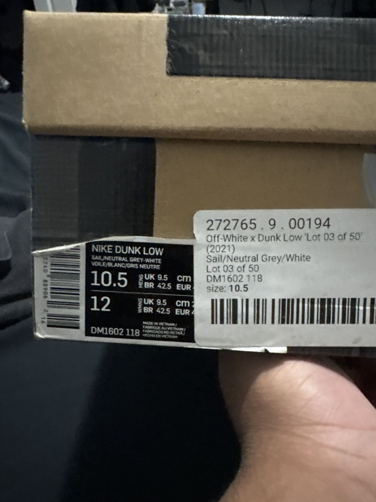 Nike × Off-White Offwhite dunks Size US 10.5 / EU 43-44 - 8 Thumbnail