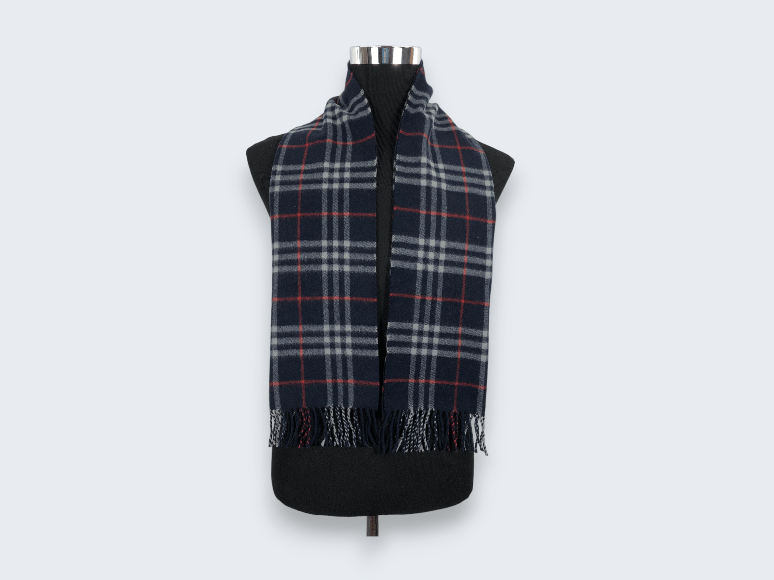 Burberry × Vintage Vintage Burberry Scarf Muffler MF029 Size ONE SIZE - 1 Thumbnail