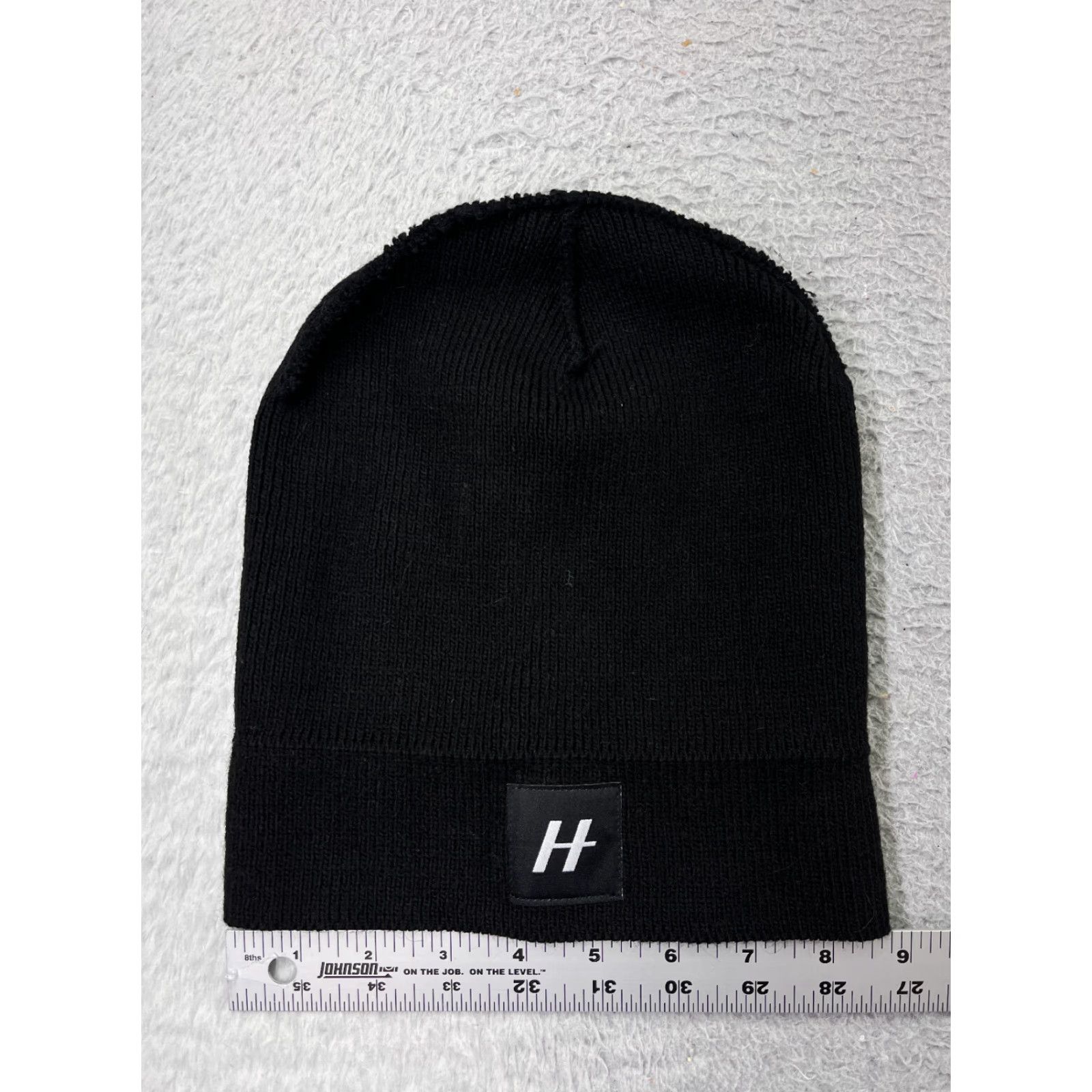 Vintage Atlantis Headwear Beanie Adult One Size Black Acrylic Wool Blend Knit Ski Hat/Cap Mens Beanie Size ONE SIZE - 4 Thumbnail