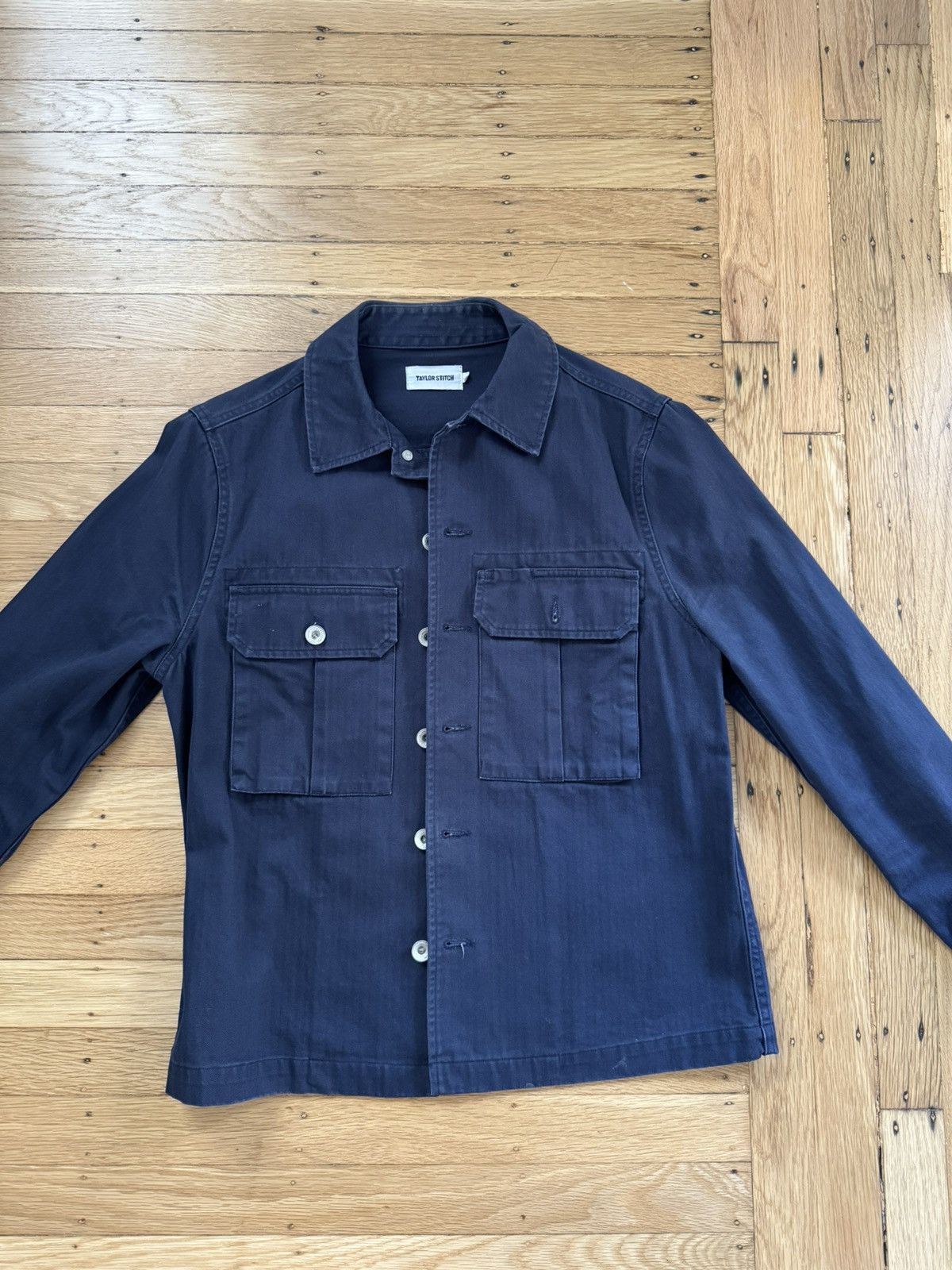 The HBT Jacket in Washed Navy