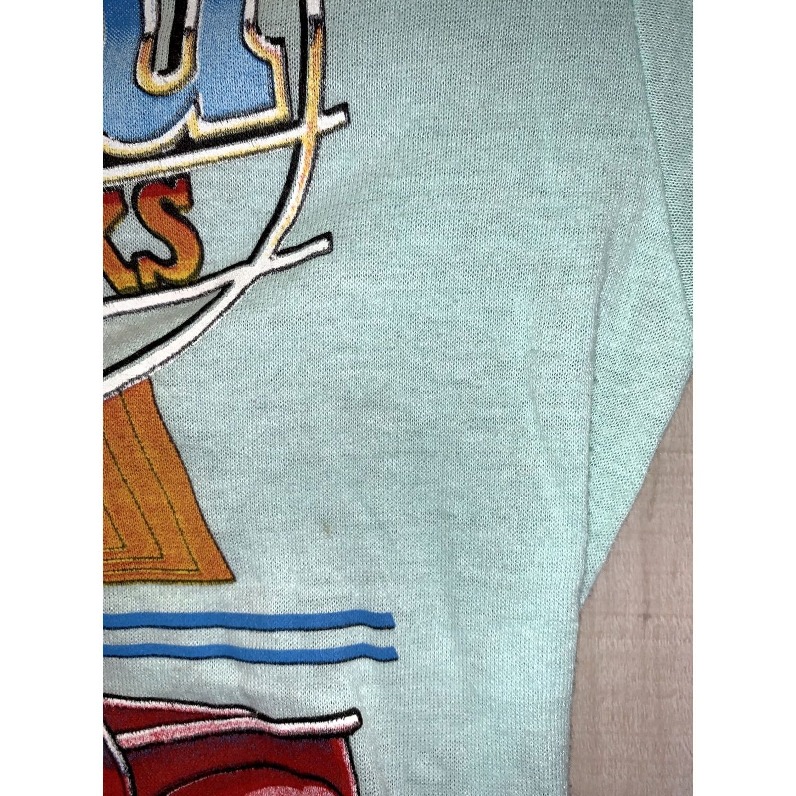 Vintage VINTAGE 1989 Air Waves Inc. Ford Trucks Blue Mens Single Stitch Shirt-8391 Shirt Mens Blue 1980s Graphic Tee Size US S / EU 44-46 / 1 - 3 Thumbnail