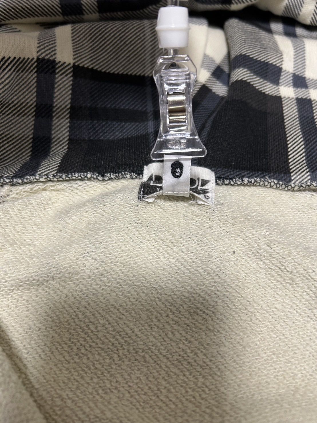 Bape Y2K VTG Tag Bape Black Kyoto Plaid Check Zip Hoodie Size US S / EU 44-46 / 1 - 5 Thumbnail