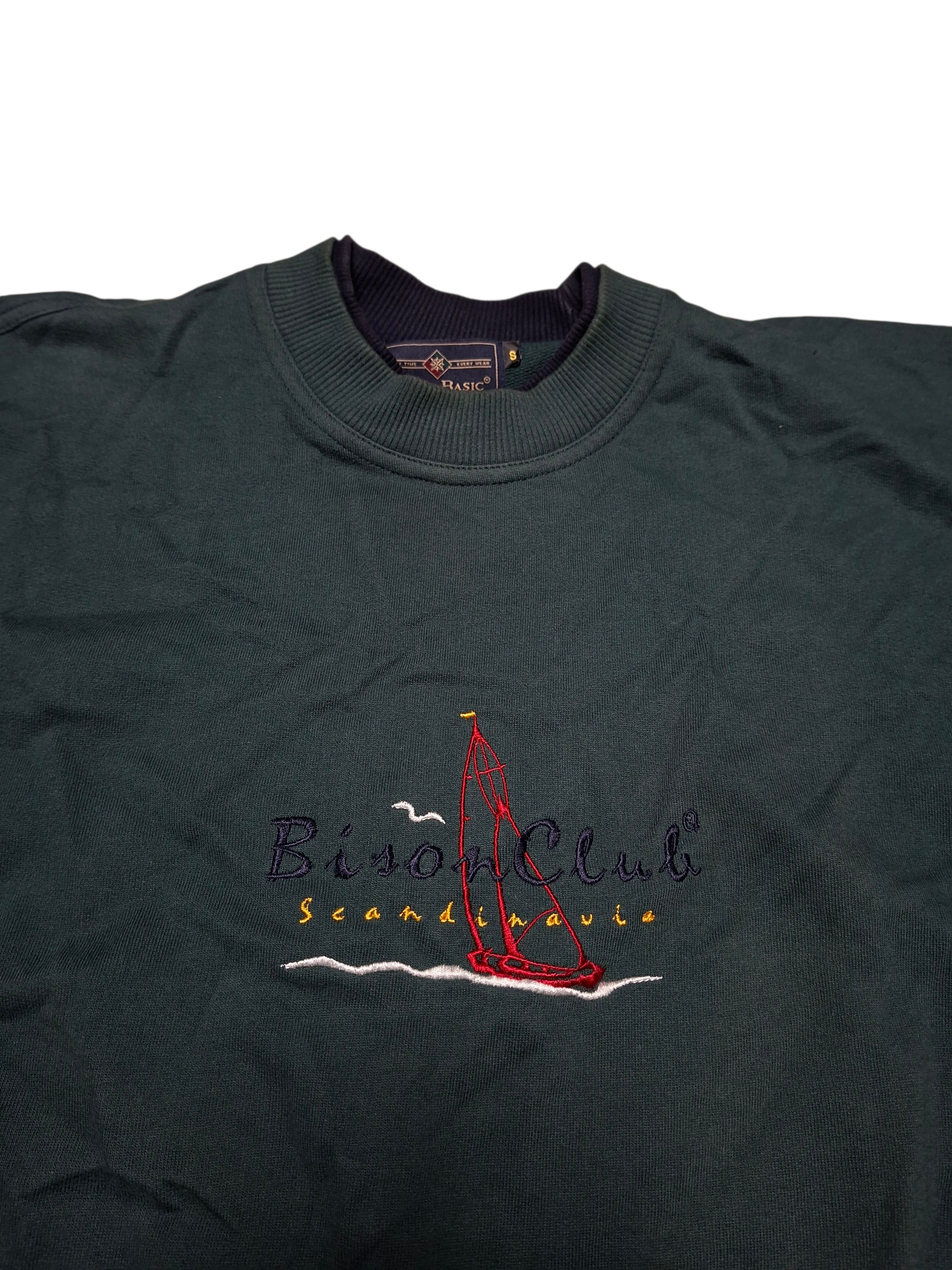 Other BISON SCANDINAVIA VINTAGE 90S MADE IN DENMARK SWEATSHIRT Size US S / EU 44-46 / 1 - 2 Thumbnail