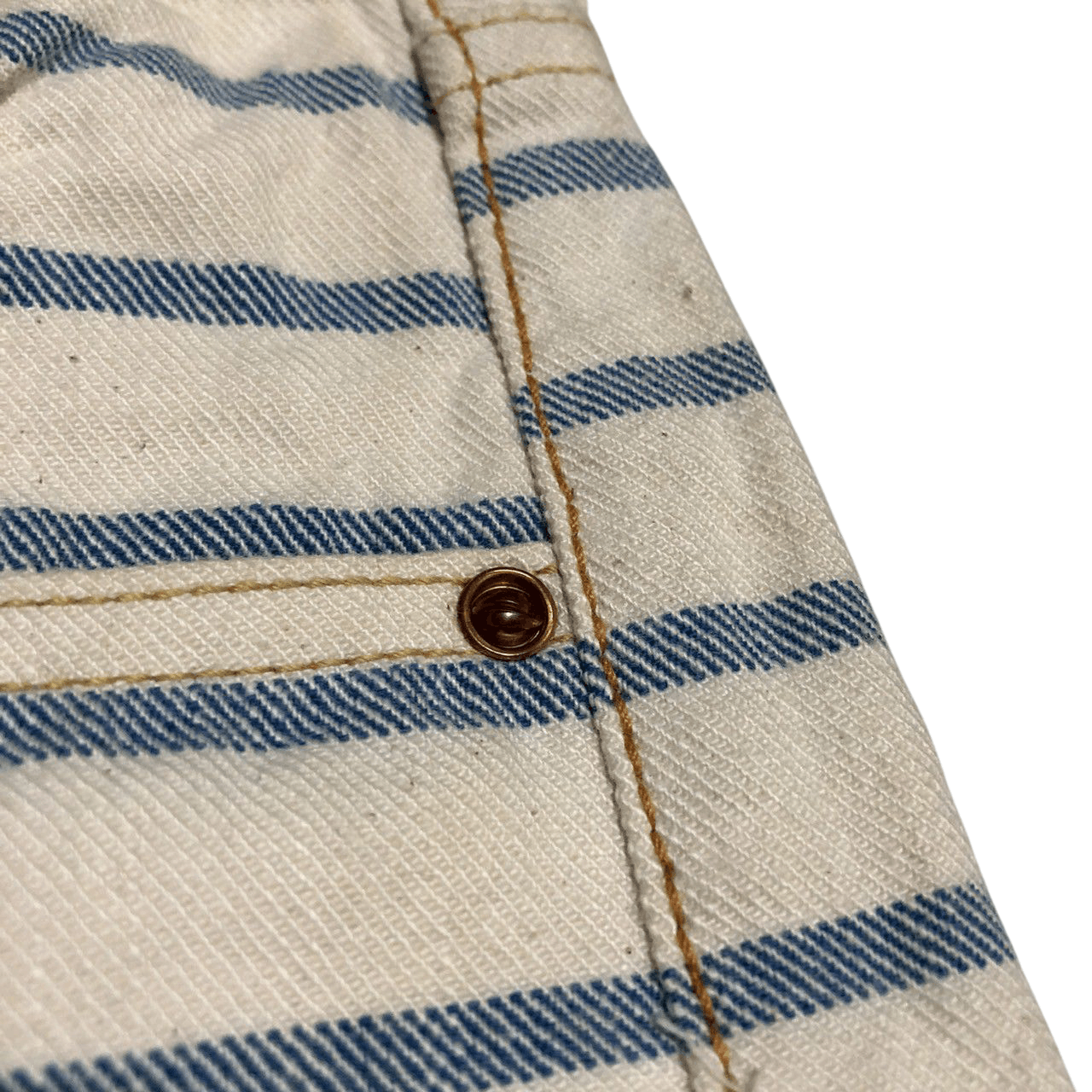 Kapital Kapital Striped Cropped Denim Pants Size US 28 / EU 44 - 8 Thumbnail