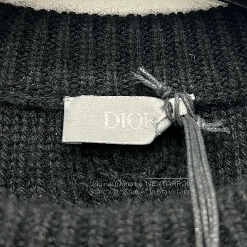 Dior Dior Black twisted knitted sweater Size US XS / EU 42 / 0 - 5 Thumbnail