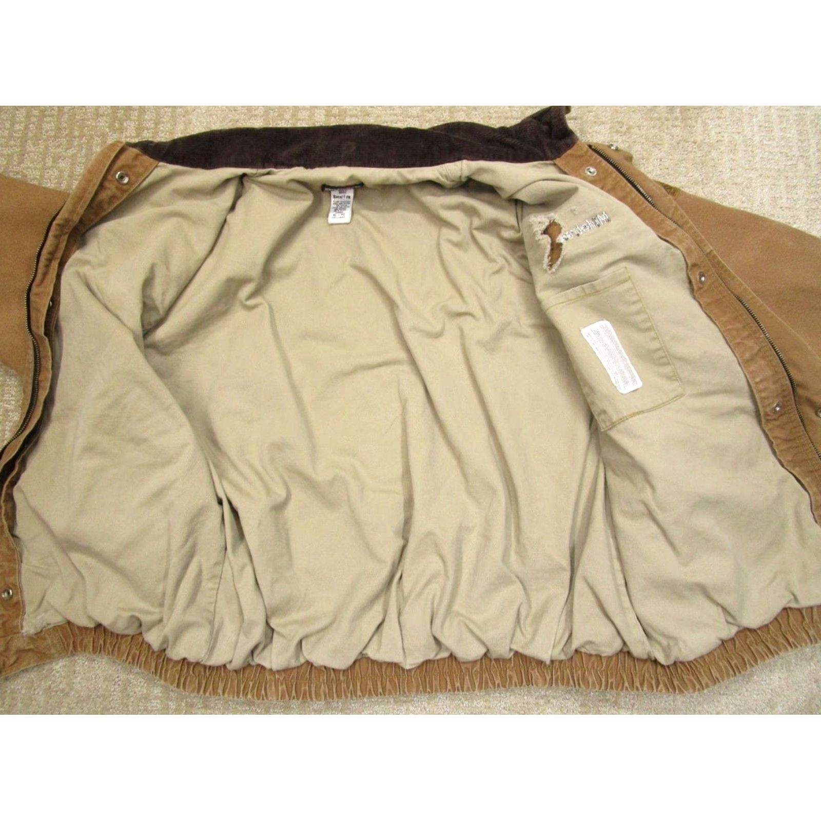 Vintage Bulwark Jacket Men XL Brown FR Bomber Jacket (Heavy Duty, Fire Resistant, Wind-Resistant) Size US XL / EU 56 / 4 - 7 Thumbnail