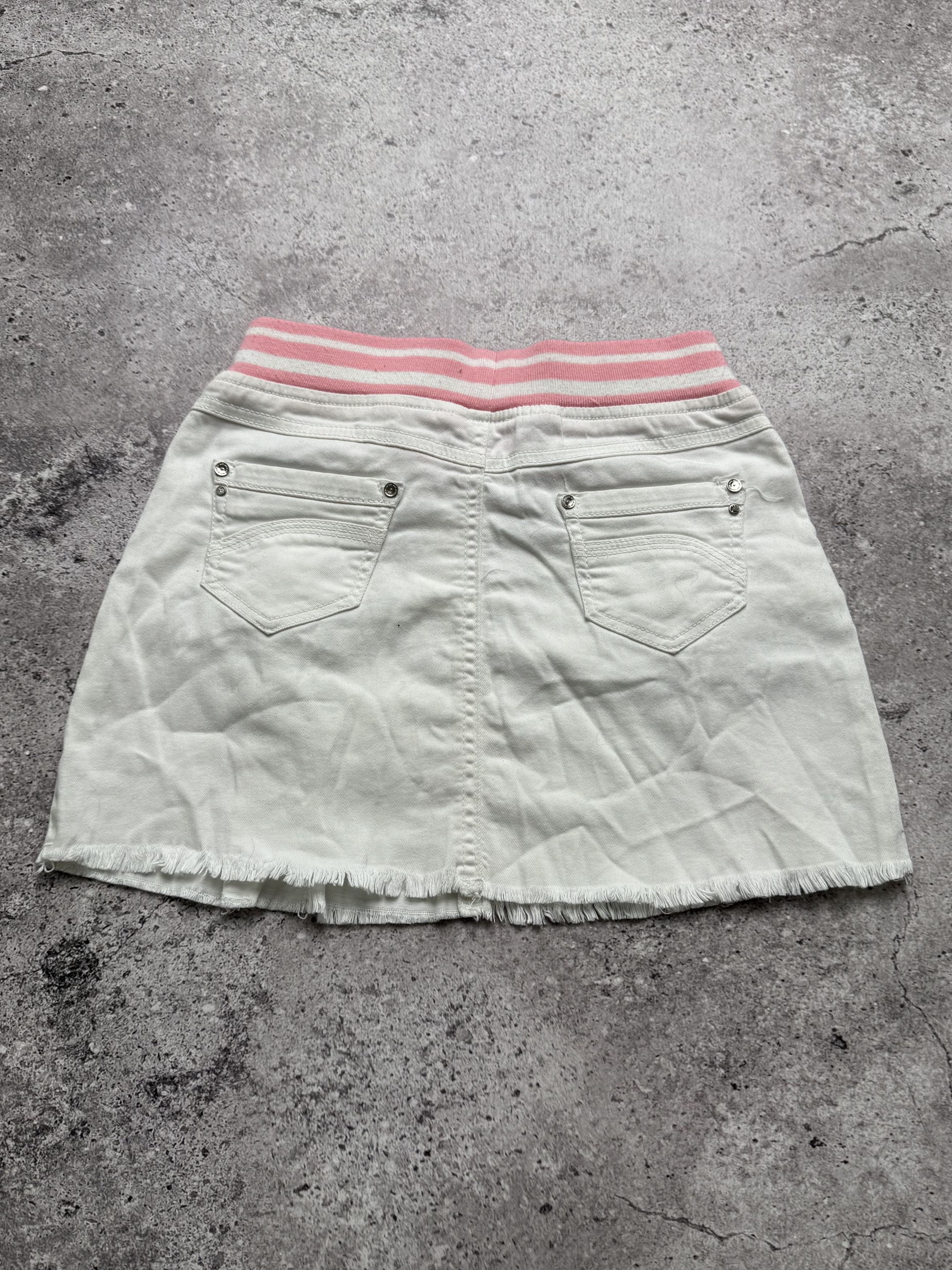 Vintage Vintage Mini Skirt With Bondages C2(V503) Size 25" / US 0 / IT 36 - 4 Thumbnail