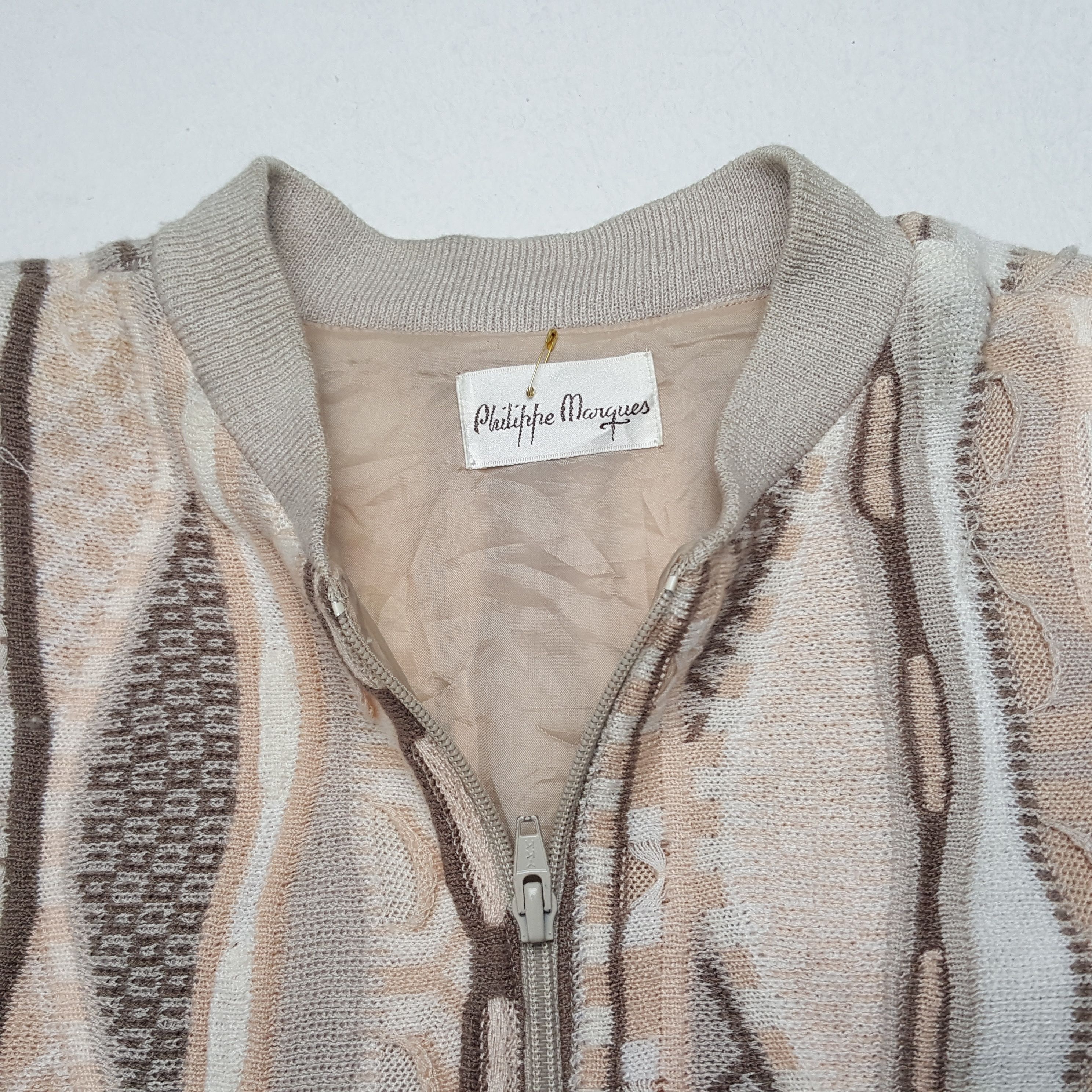 Vintage Vintage Philippe Marques Zipper USA Sweatshirt Size US L / EU 52-54 / 3 - 3 Thumbnail