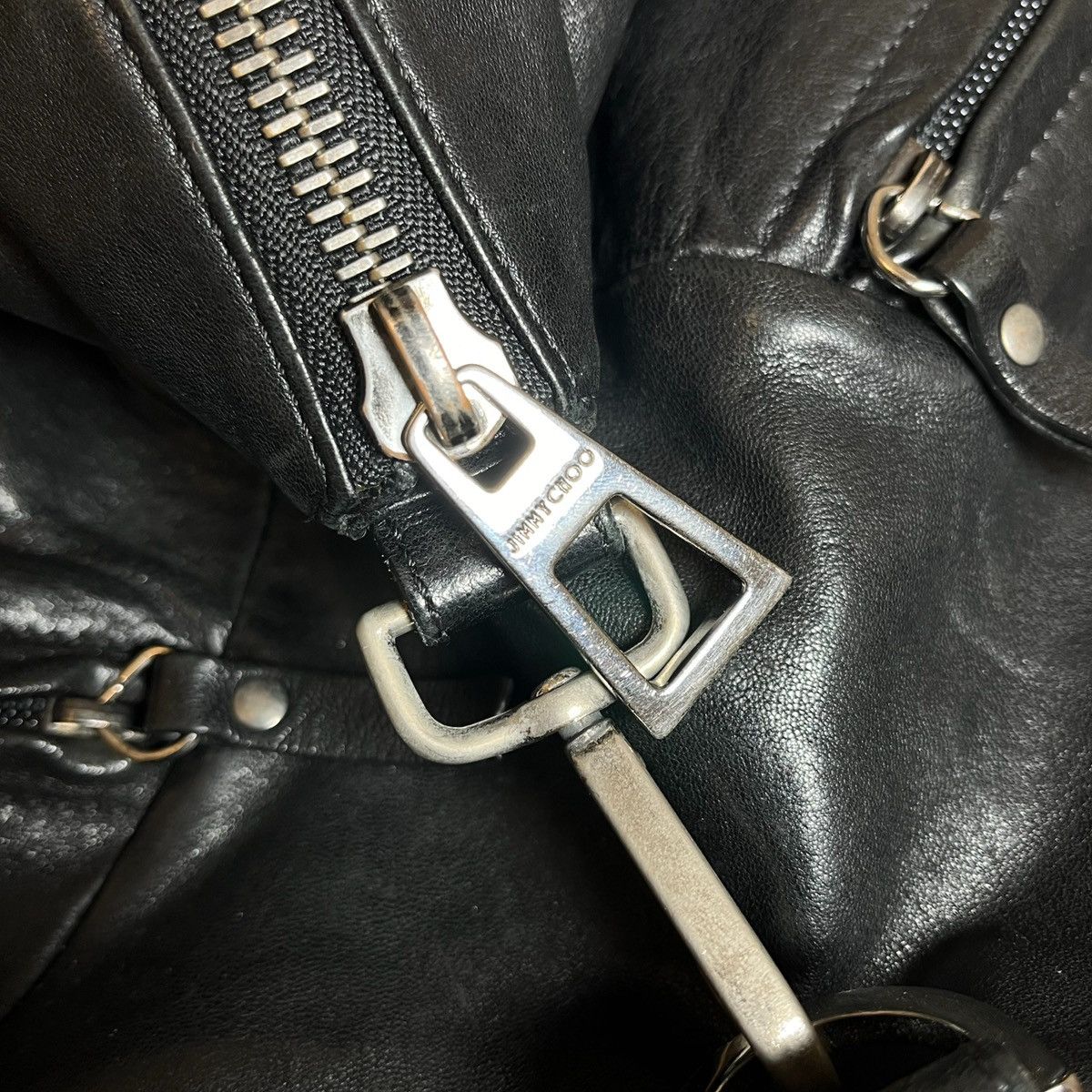 Jimmy Choo Jimmy Choo Fitzroy Leather Backpack Size ONE SIZE - 5 Thumbnail