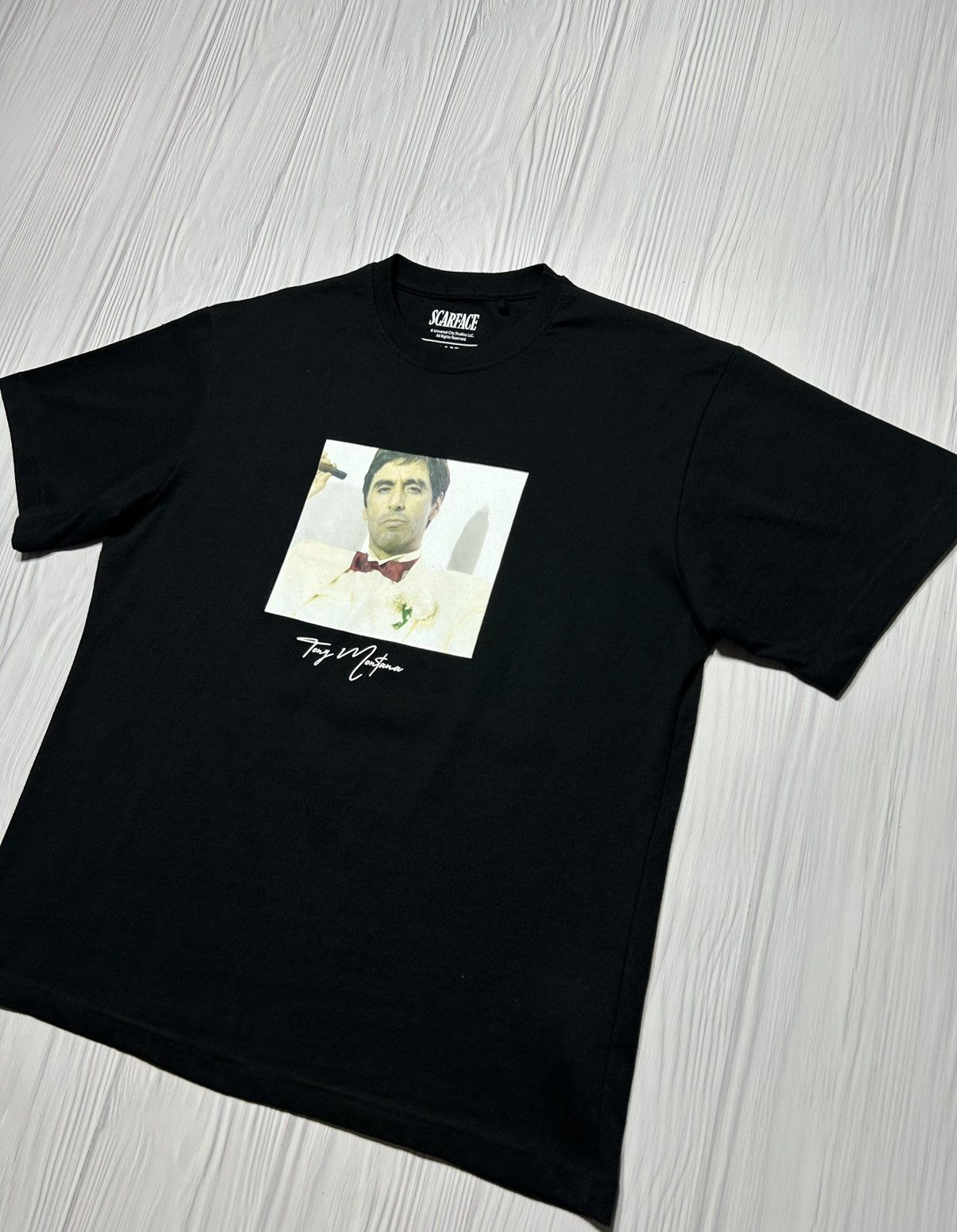 Vintage Scarface Tony Montana Big Logo T-Shirt Size US M / EU 48-50 / 2 - 3 Thumbnail