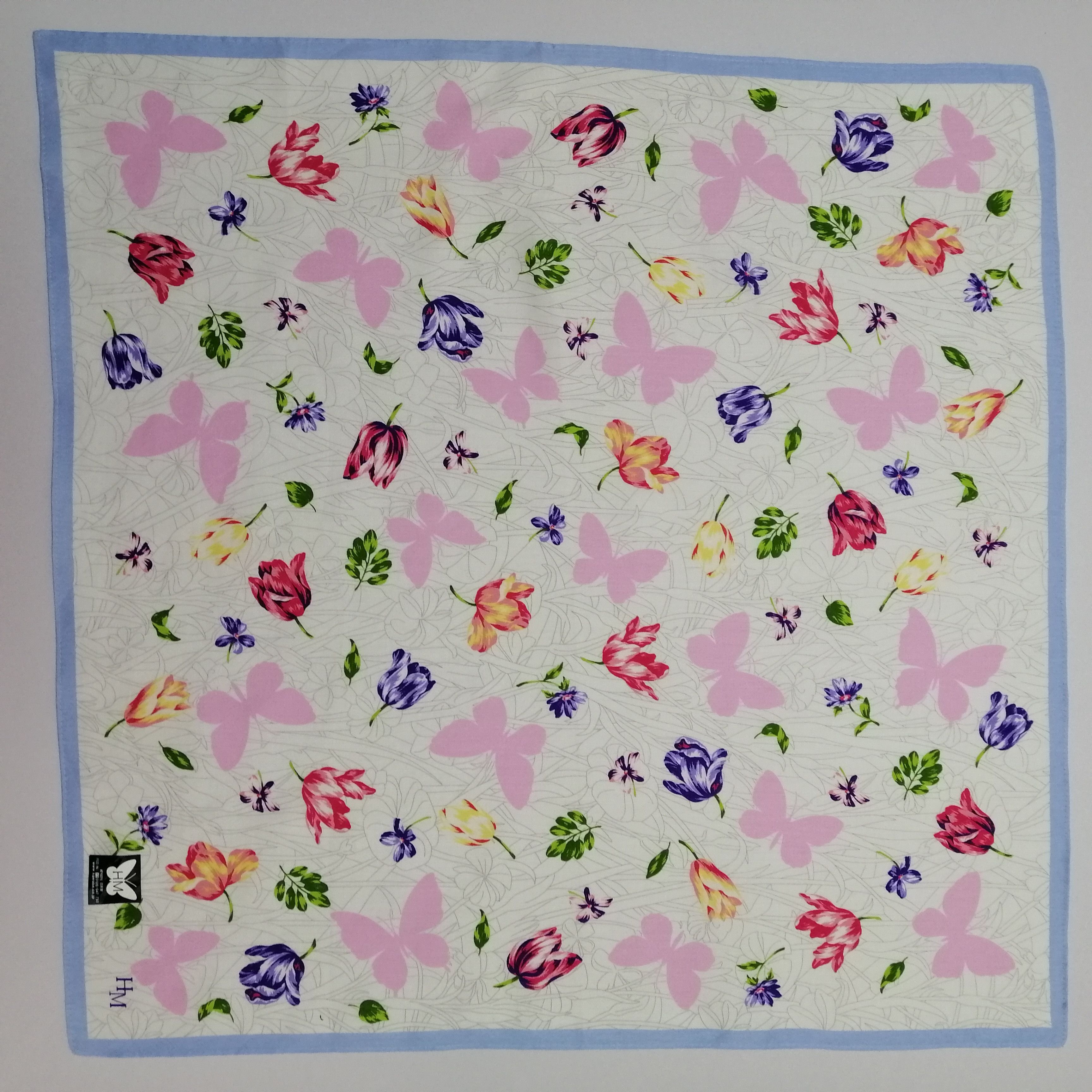 Hanae Mori Hanae Mori Handkerchief/Neckerchief/Bandana-KD1275 Size ONE SIZE - 2 Thumbnail