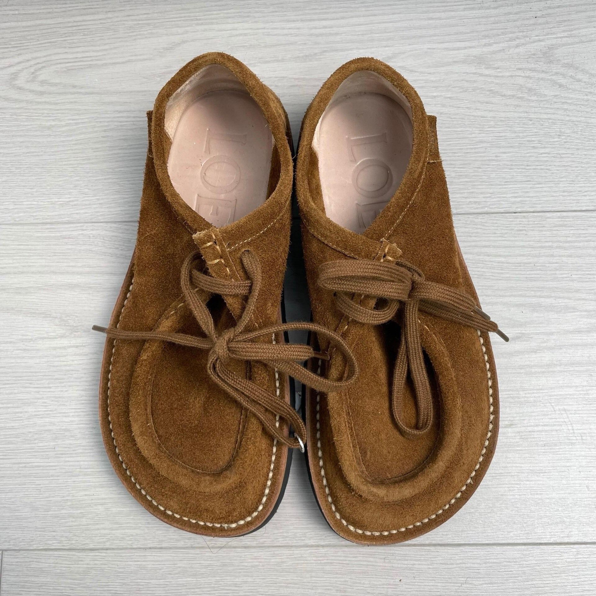 Loewe Loewe Brown Lowtop Sneakers 38 Women Size US 7.5 / IT 37.5 - 1 Thumbnail