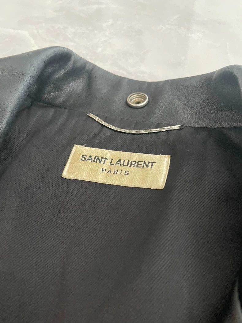 Yves Saint Laurent Saint Laurent Leather Jacket 2502-Nextarrow Size US S / EU 44-46 / 1 - 4 Thumbnail