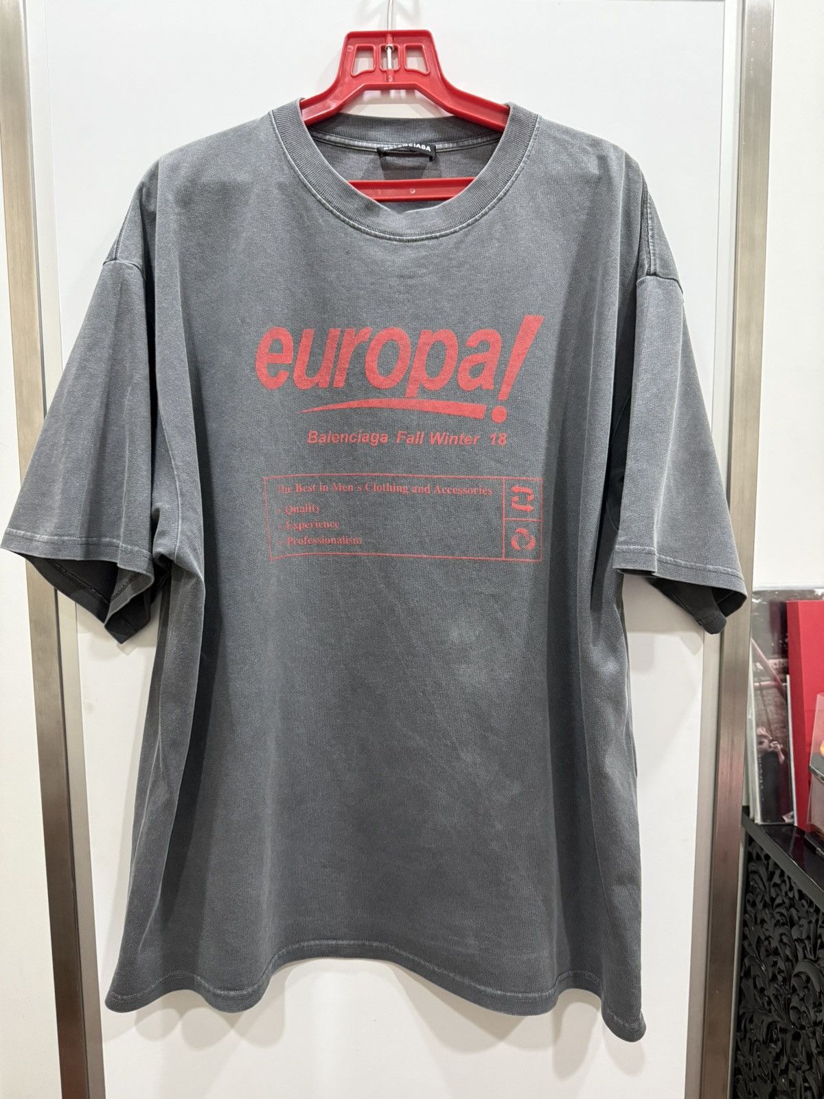 Balenciaga Europa fall winter 18 t shirt | Grailed