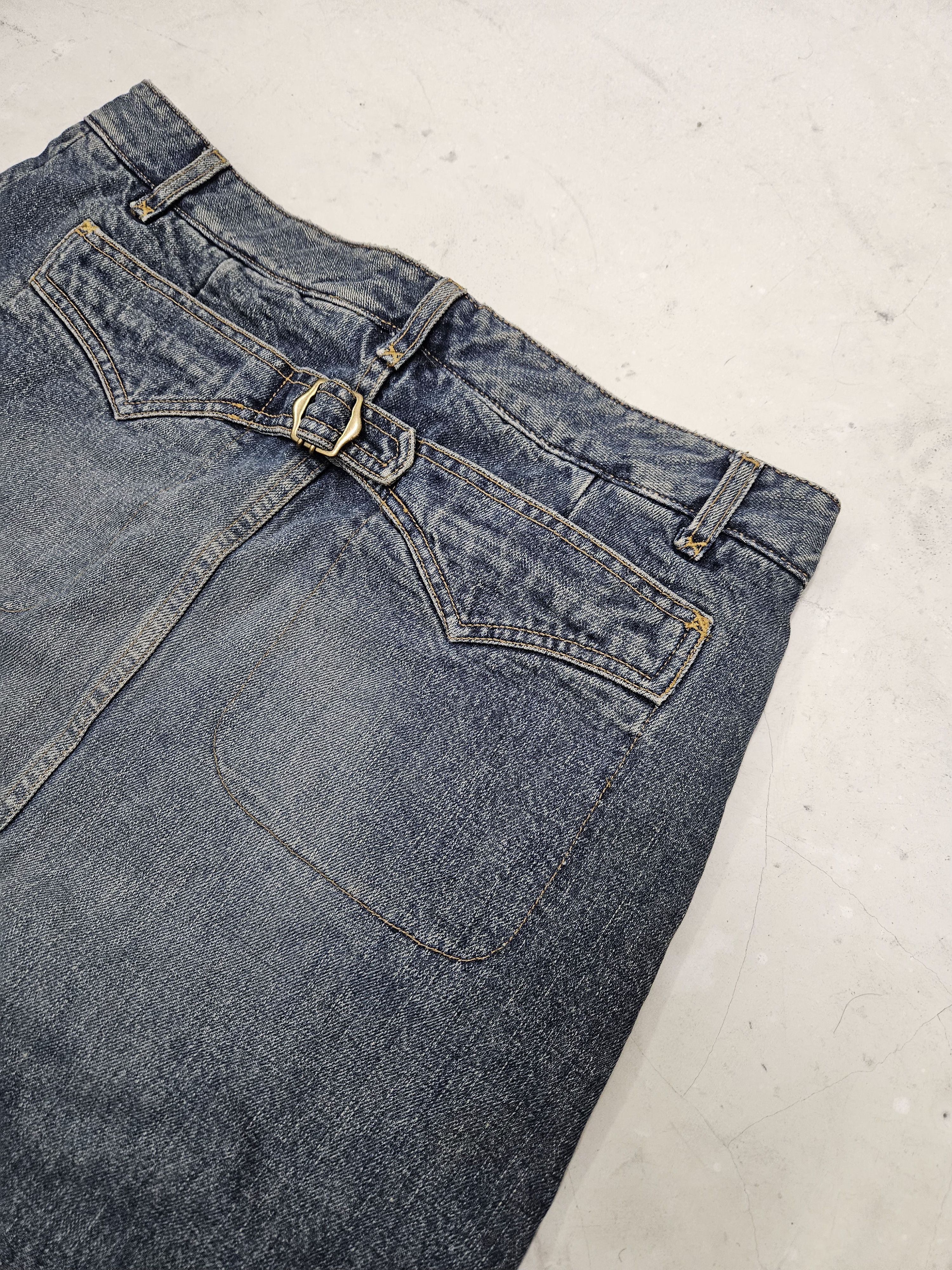 Dolce & Gabbana Archive Dolce Gabbana washed denim skirt Size 32" / US 10 / IT 46 - 11 Thumbnail