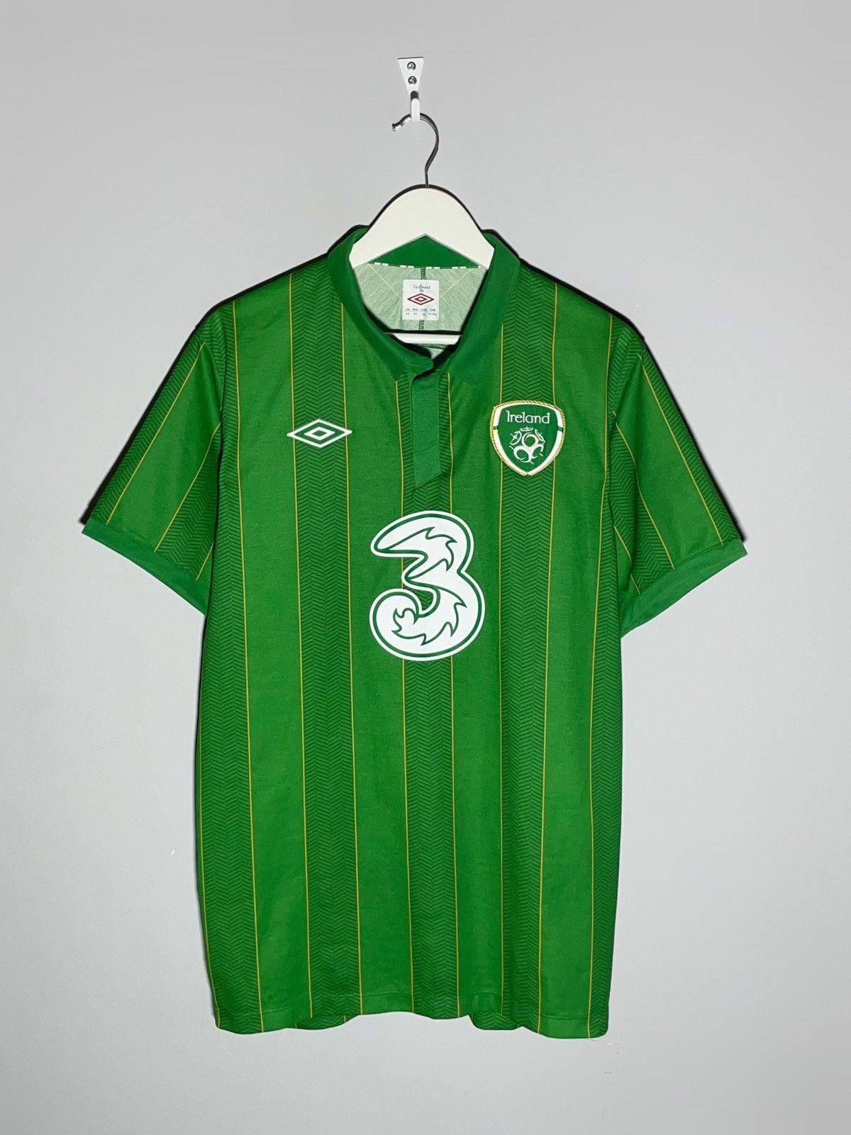 Umbro National Team Ireland Umbro Euro 2012 Football Shirt Size US L / EU 52-54 / 3 - 1 Thumbnail
