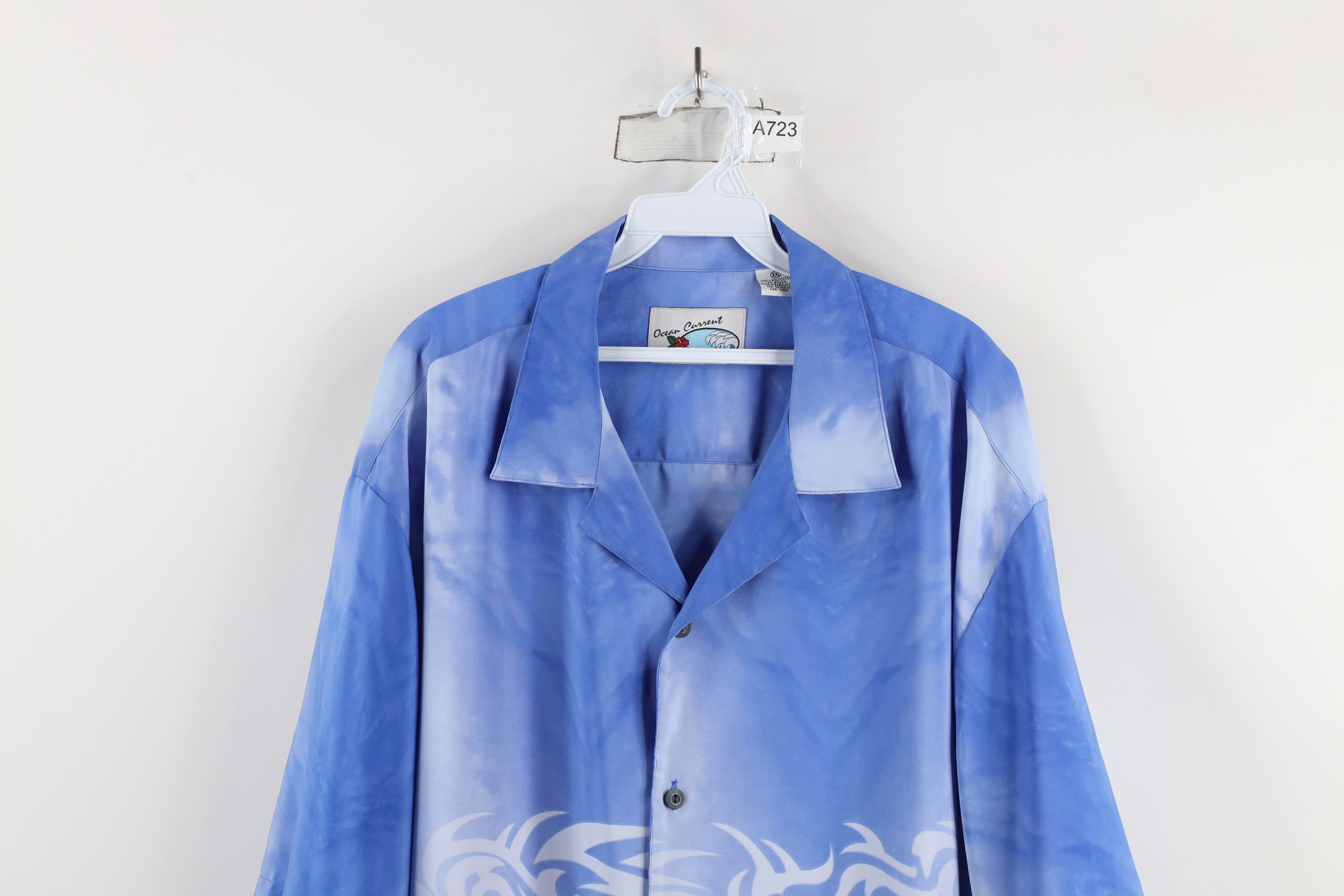 Vintage Vintage 90s Y2K Streetwear Flower Gambler Poker Button Shirt Size US XXL / EU 58 / 5 - 2 Thumbnail