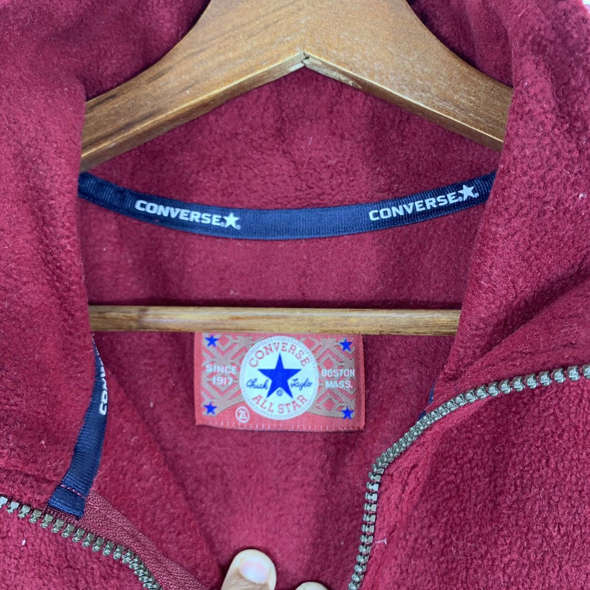 Converse × Vintage VINTAGE CONVERSE FLEECE HALF ZIP SWEATER Size US L / EU 52-54 / 3 - 4 Thumbnail
