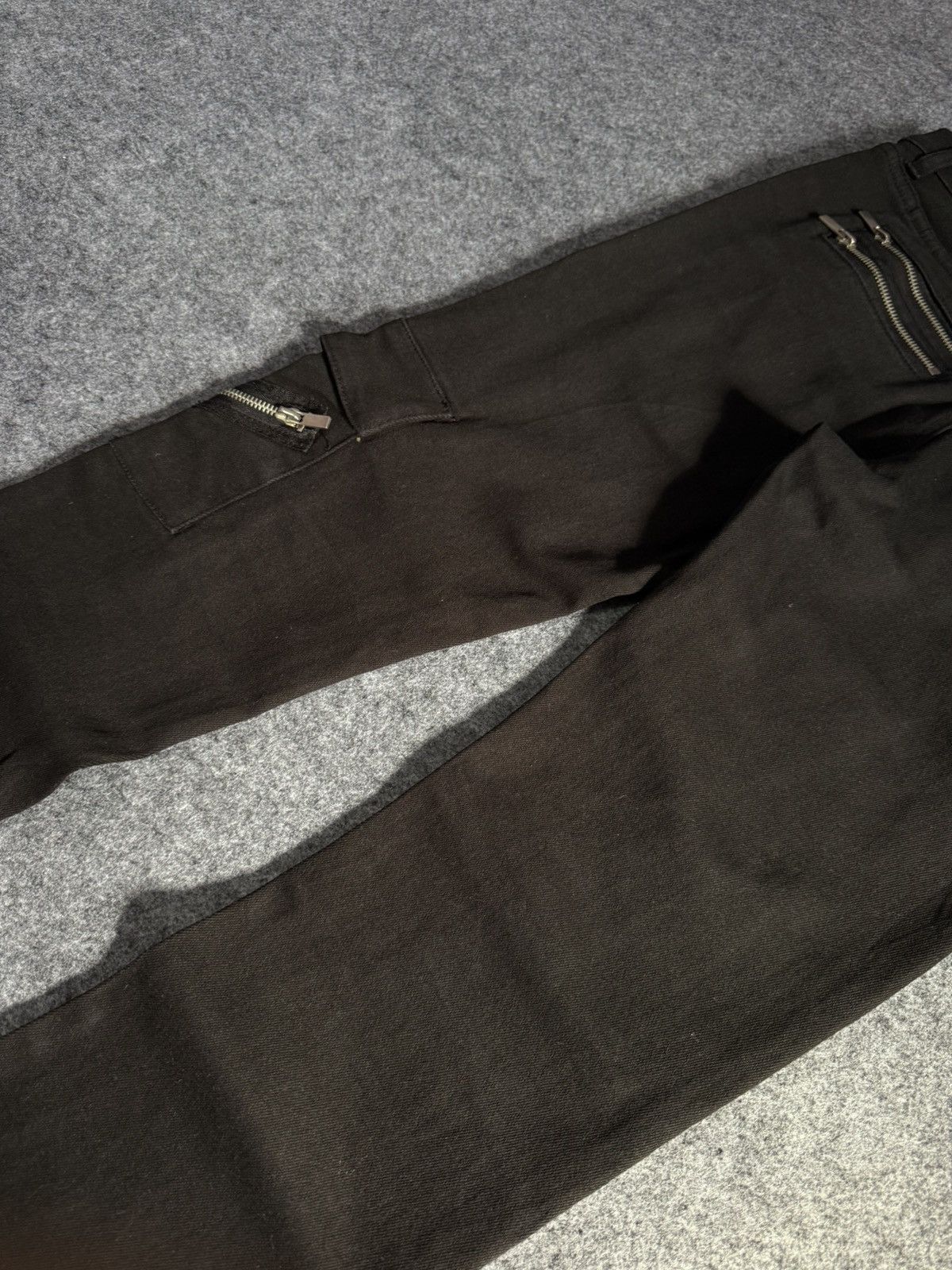 CIVARIZE × Cheap Monday × LOWBOX Cheap Monday Rebel Punk Bondage Skinny Cargo Stacked Jeans Size US 30 / EU 46 - 13 Thumbnail