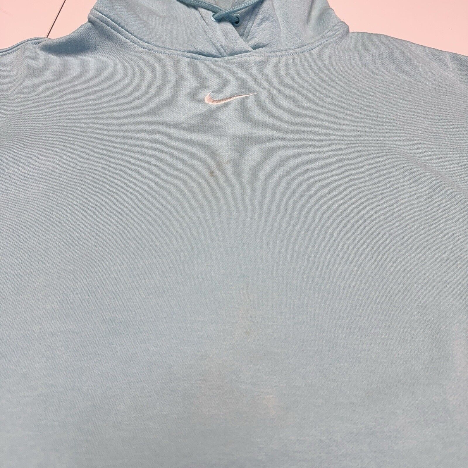 Nike Nike Center Check Hoodie Adult Medium Blue Sweatshirt Size US M / EU 48-50 / 2 - 4 Thumbnail
