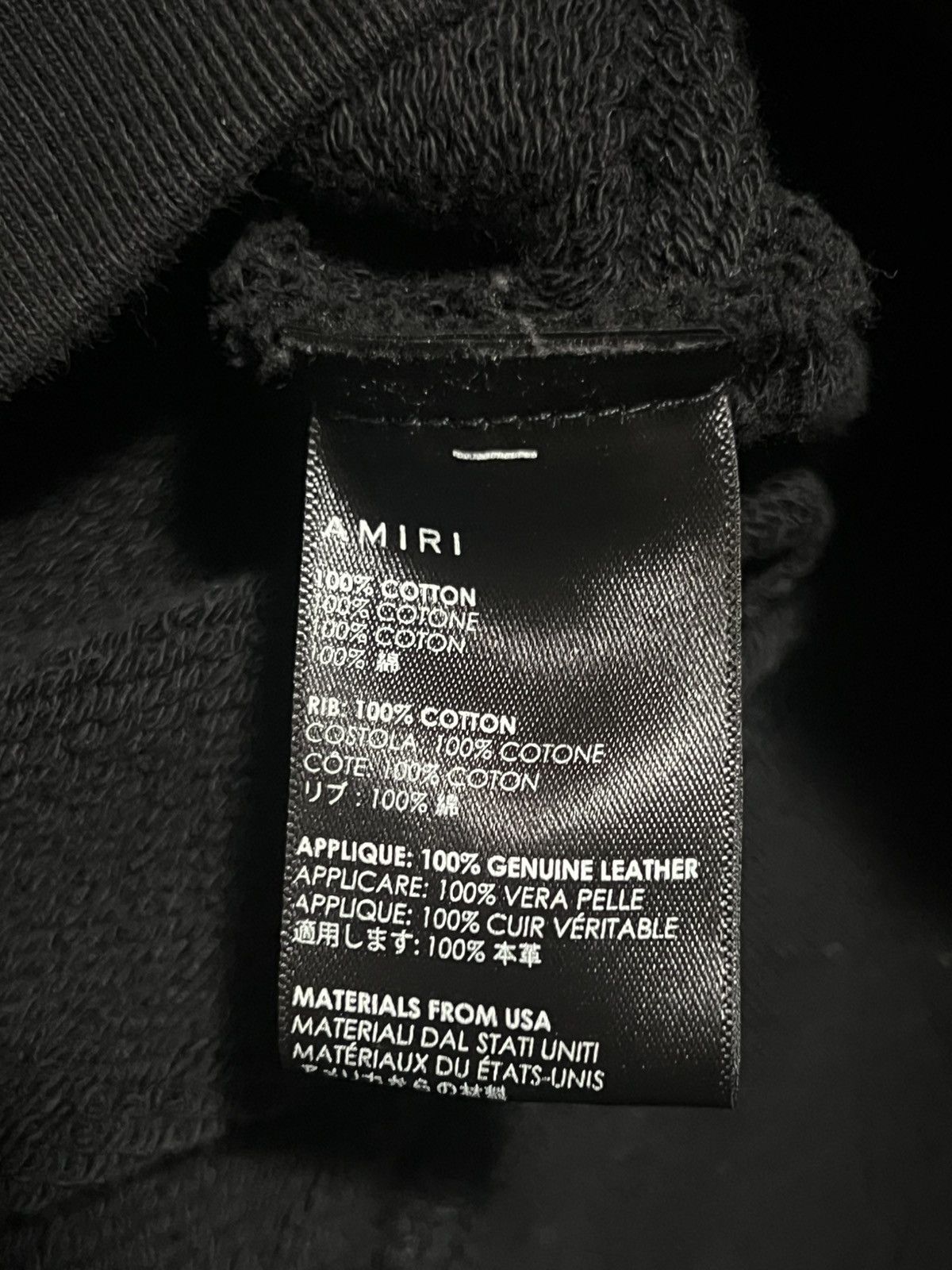 Amiri Amiri Black Hoodie Size US S / EU 44-46 / 1 - 3 Thumbnail