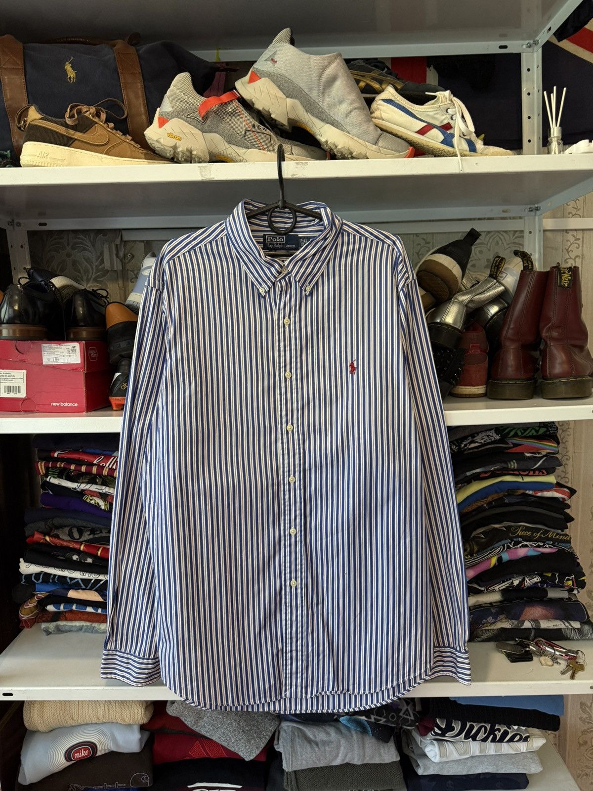 Polo Ralph Lauren Vintage POLO RALPH LAUREN Button Up Shirt rare 90s Size US XL / EU 56 / 4 - 1 Thumbnail