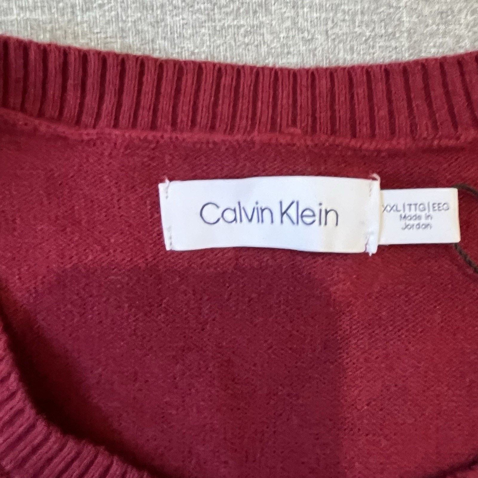 Calvin Klein $98 Men Calvin Klein CK Logo Wool Crewneck Classic XXL Size US XXL / EU 58 / 5 - 6 Thumbnail