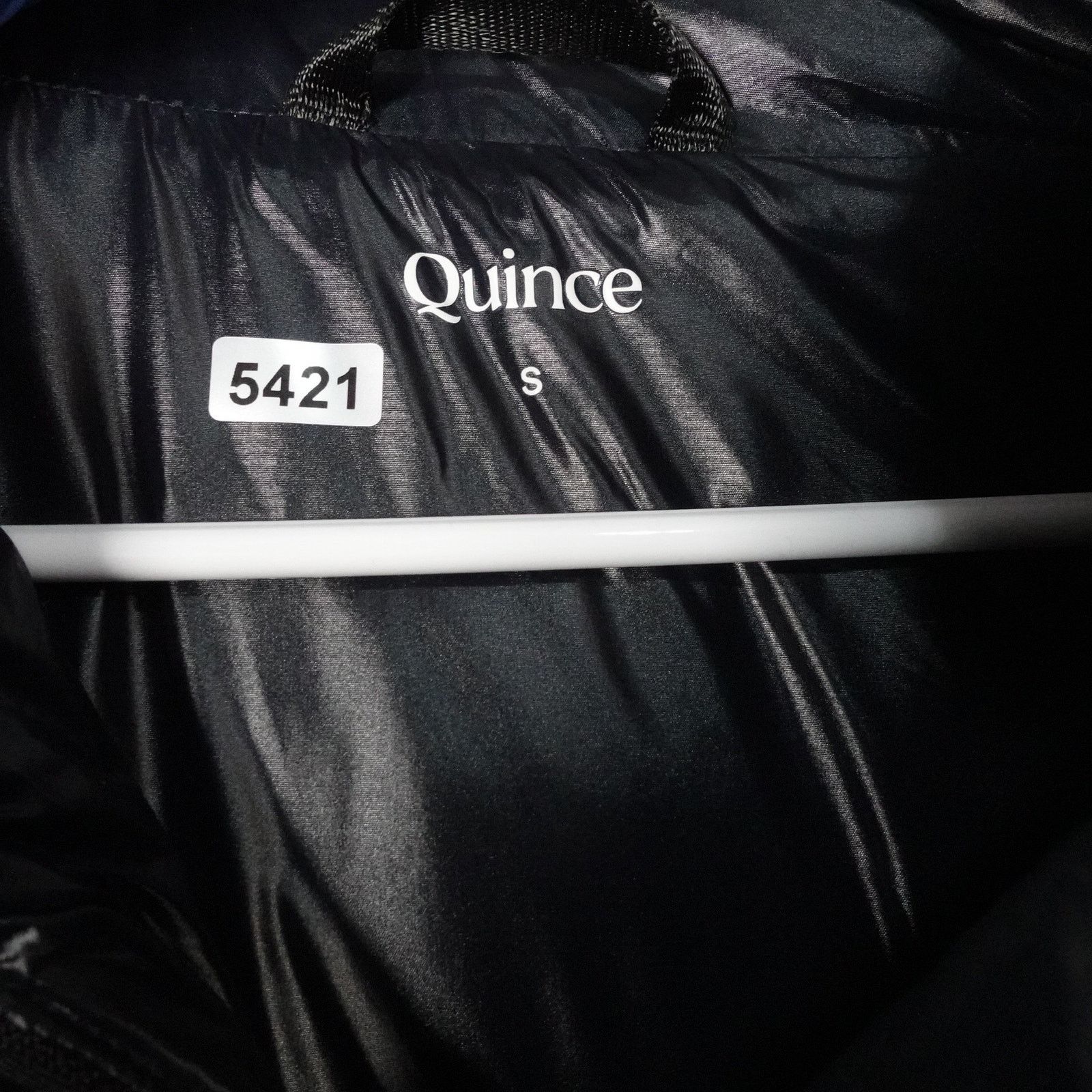 Quince EUC Quince Small Responsible Down Long Puffer Shiny Black Size S / US 4 / IT 40 - 11 Thumbnail