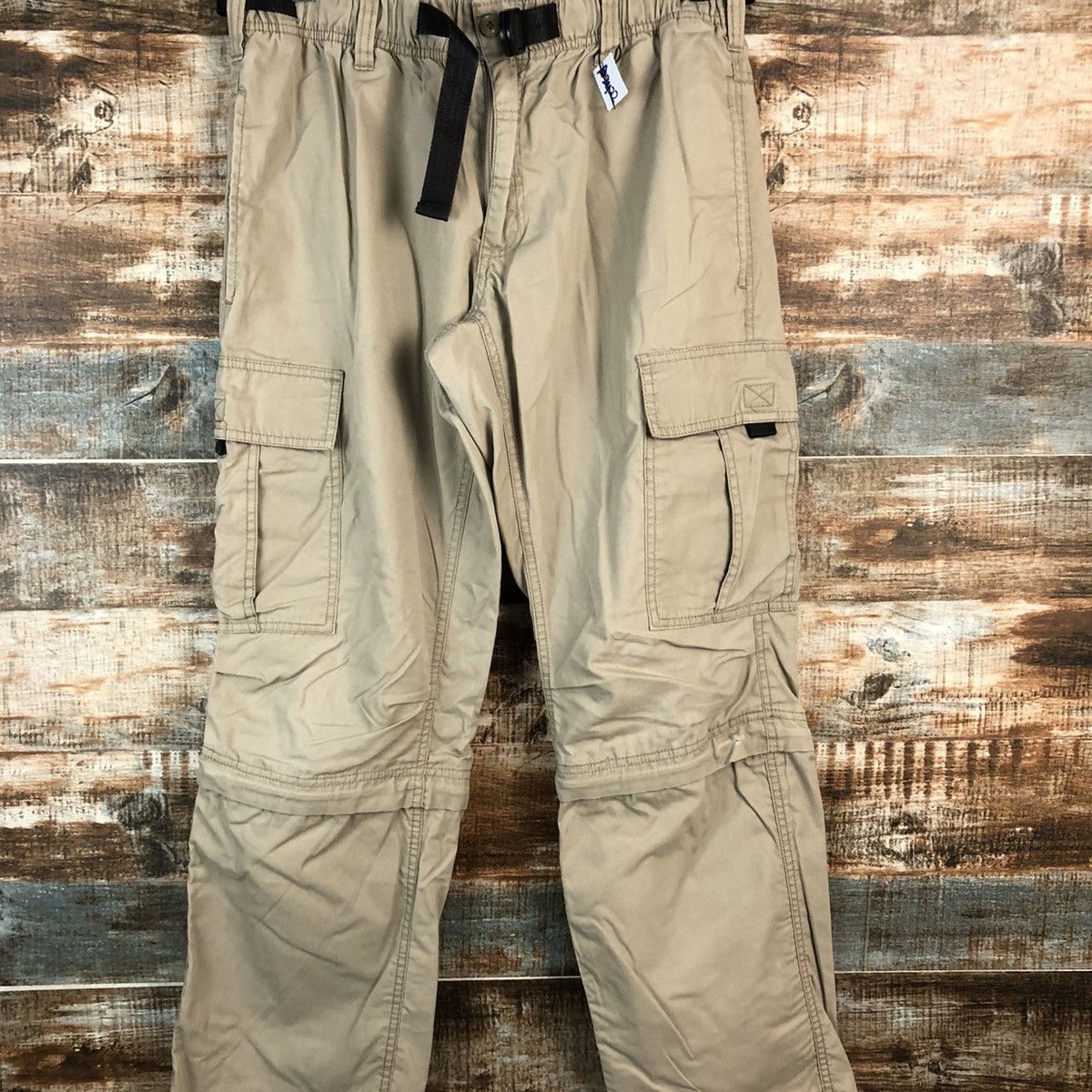 Japanese Brand Anti Label Brown Cargo Multipocket Pants #A2422 Size US 31 - 5 Thumbnail