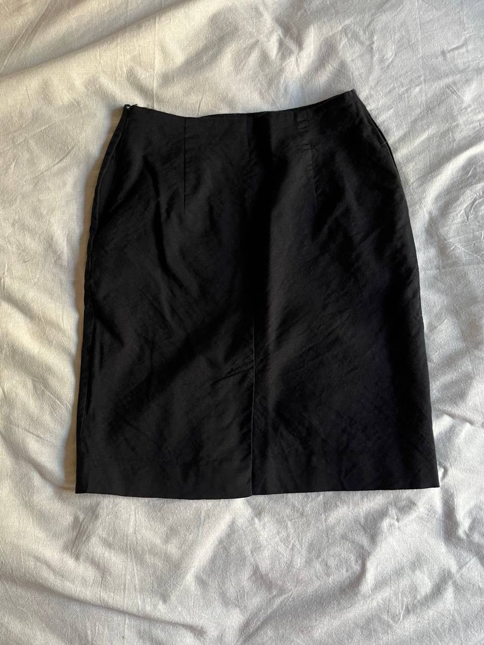 The Kooples The Kooples black woolen knee height pencil skirt size 36 Size 25" / US 0 / IT 36 - 2 Thumbnail