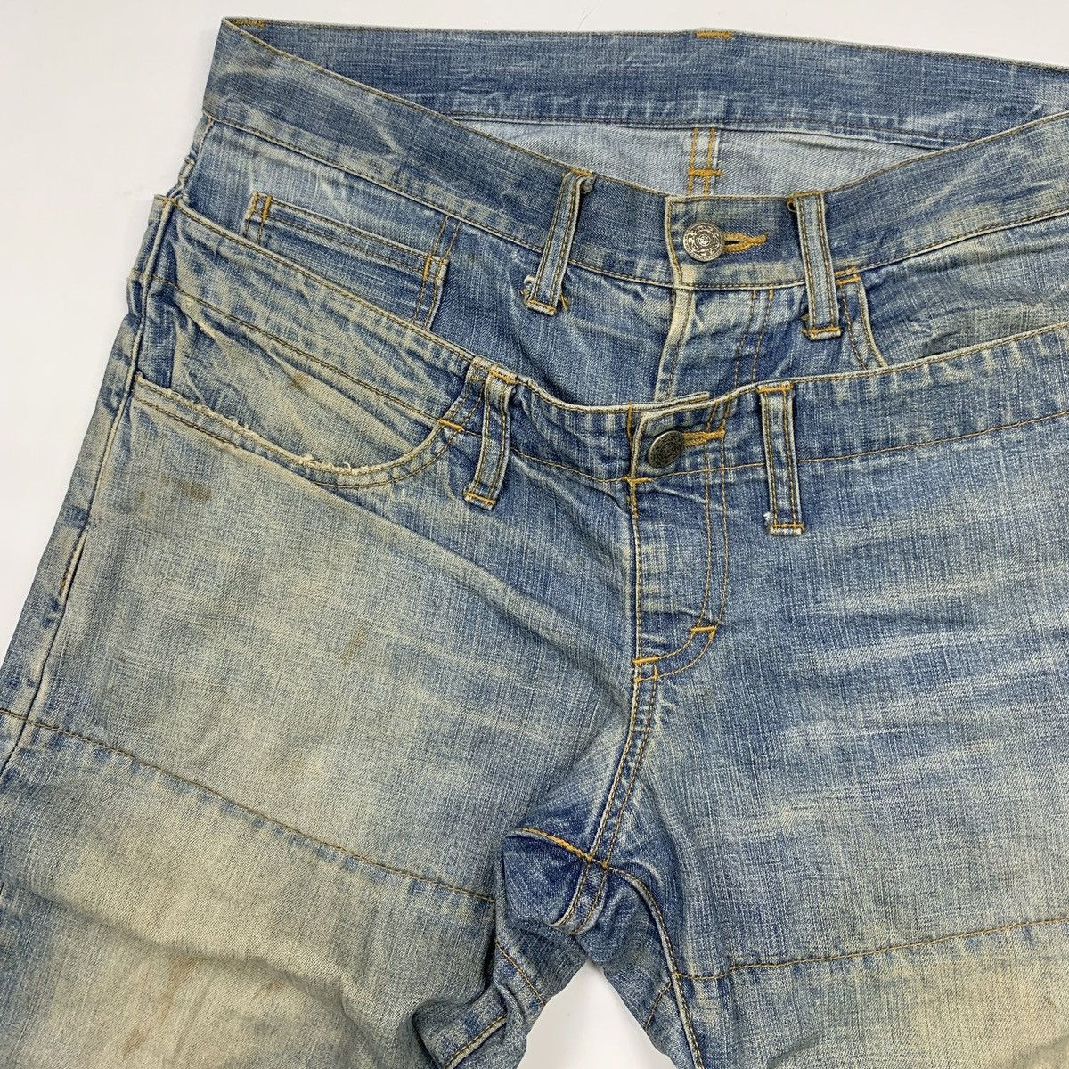 CABANE de ZUCCa Double Waist Jeans Size US 31 - 3 Thumbnail
