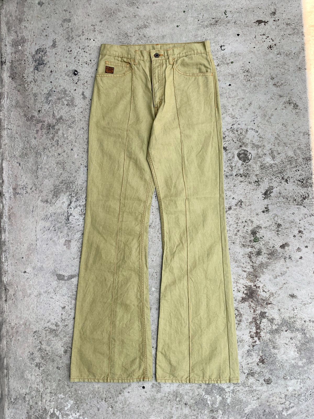 Kapital Flared Linen Blend Pants Size US 32 / EU 48 - 2 Thumbnail