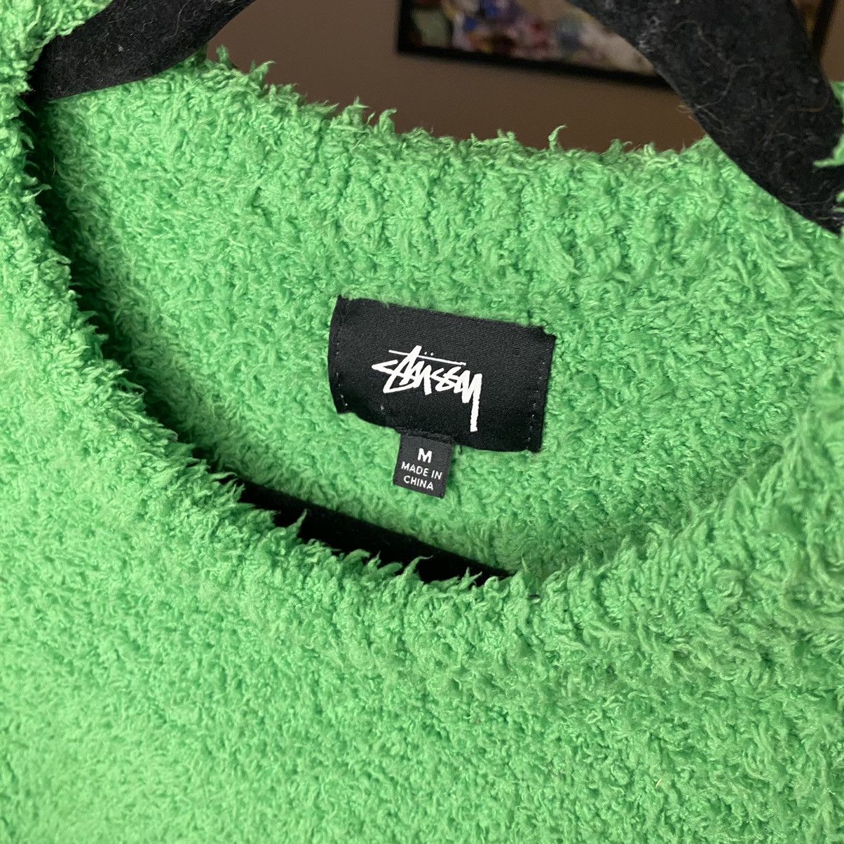 Stussy STUSSY FLOYD SCRUFFY SWEATER GREEN Size US M / EU 48-50 / 2 - 3 Thumbnail